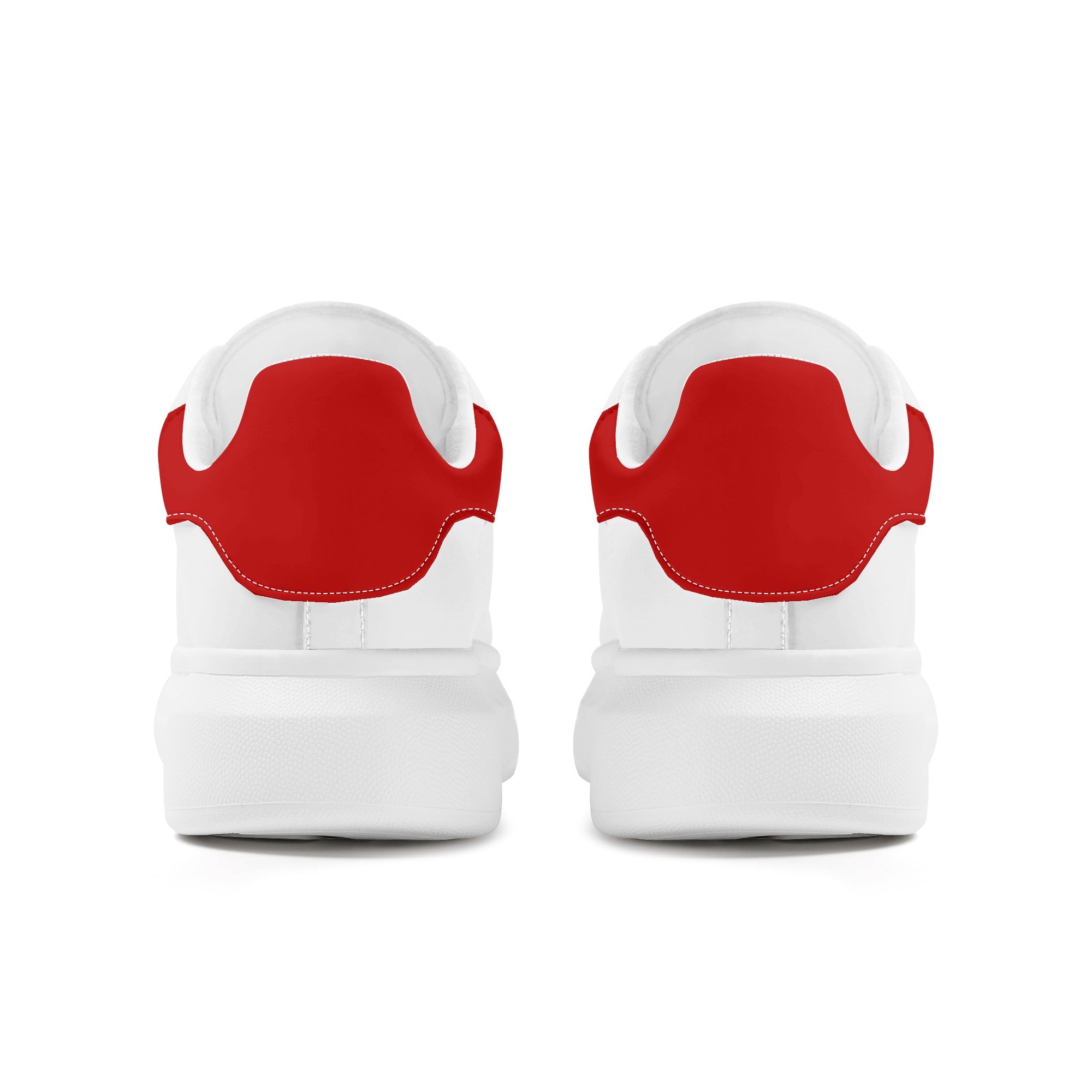 FZ Women's White Tongue Low Top Chunky Shoes - FZwear