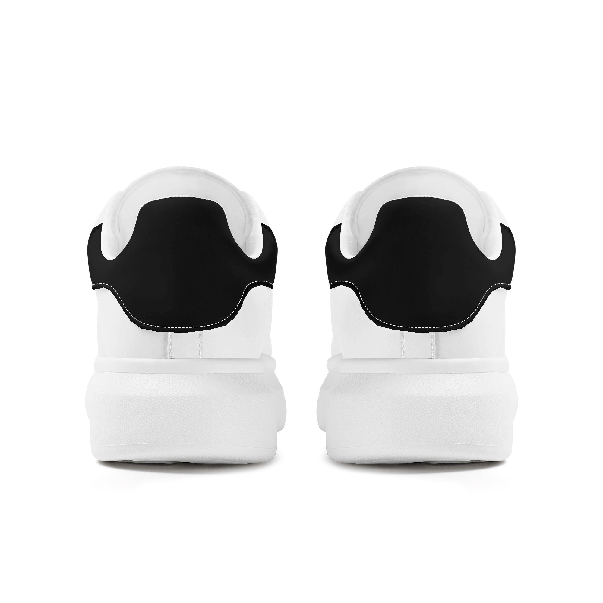 FZ Women's White Tongue Low Top Chunky Shoes - FZwear