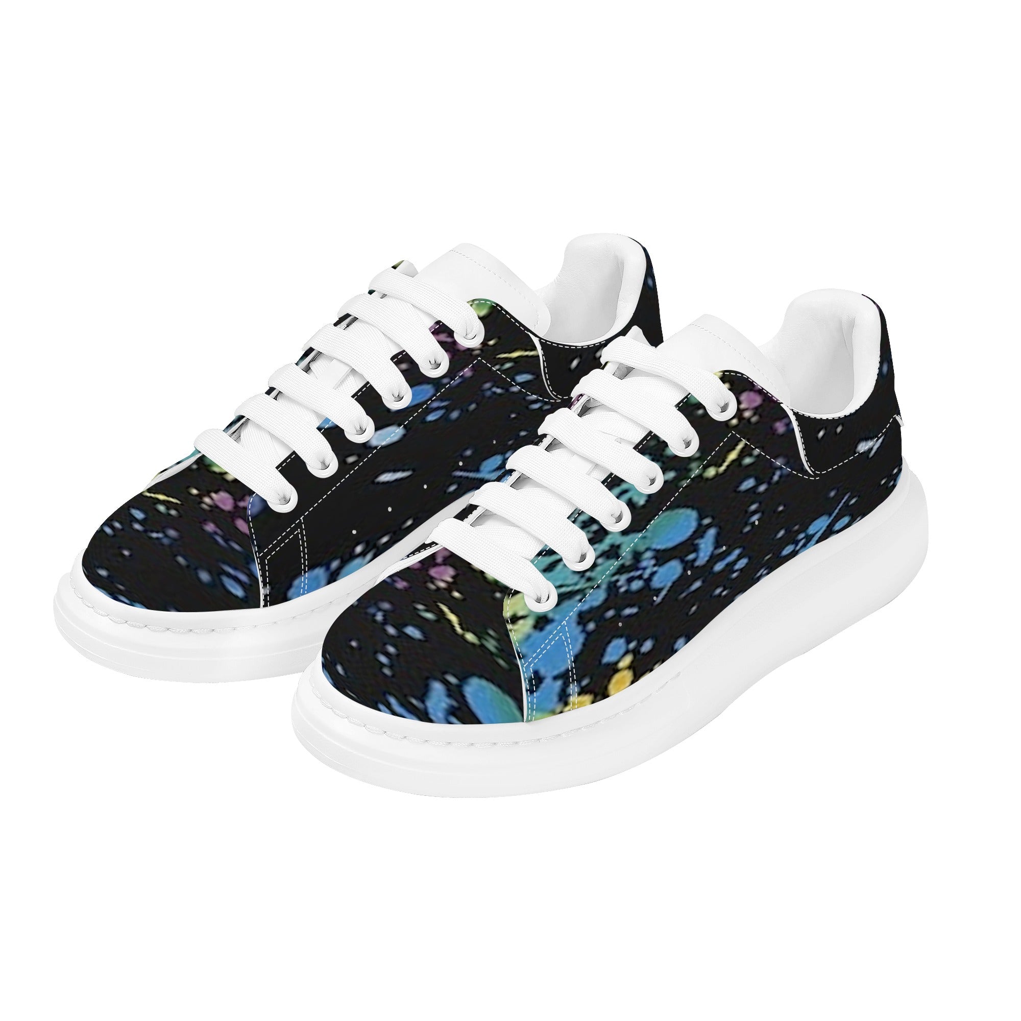 FZ Men's White Tongue Chunky Shoes - FZwear