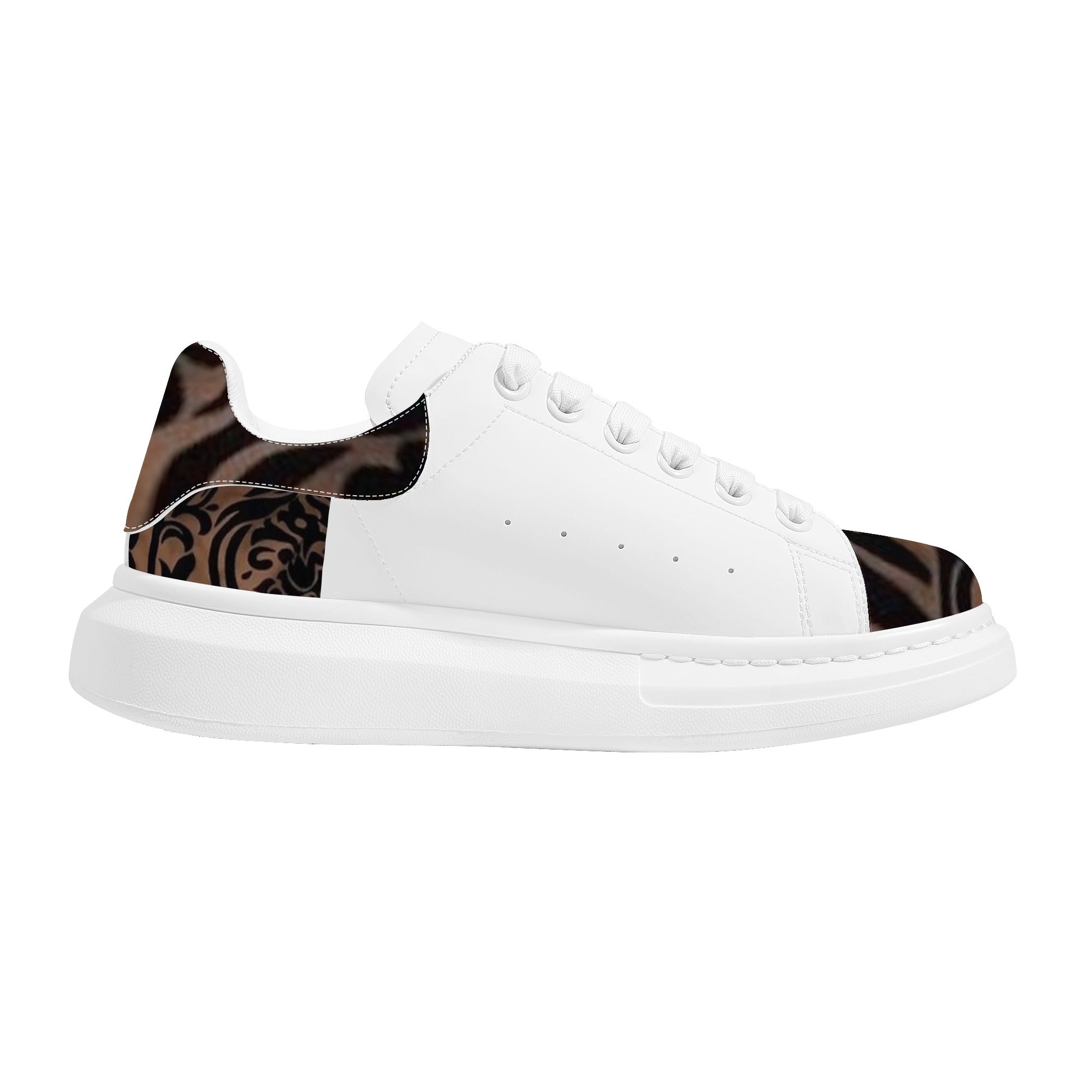 FZ Mens White Tongue Chunky Shoes - FZwear