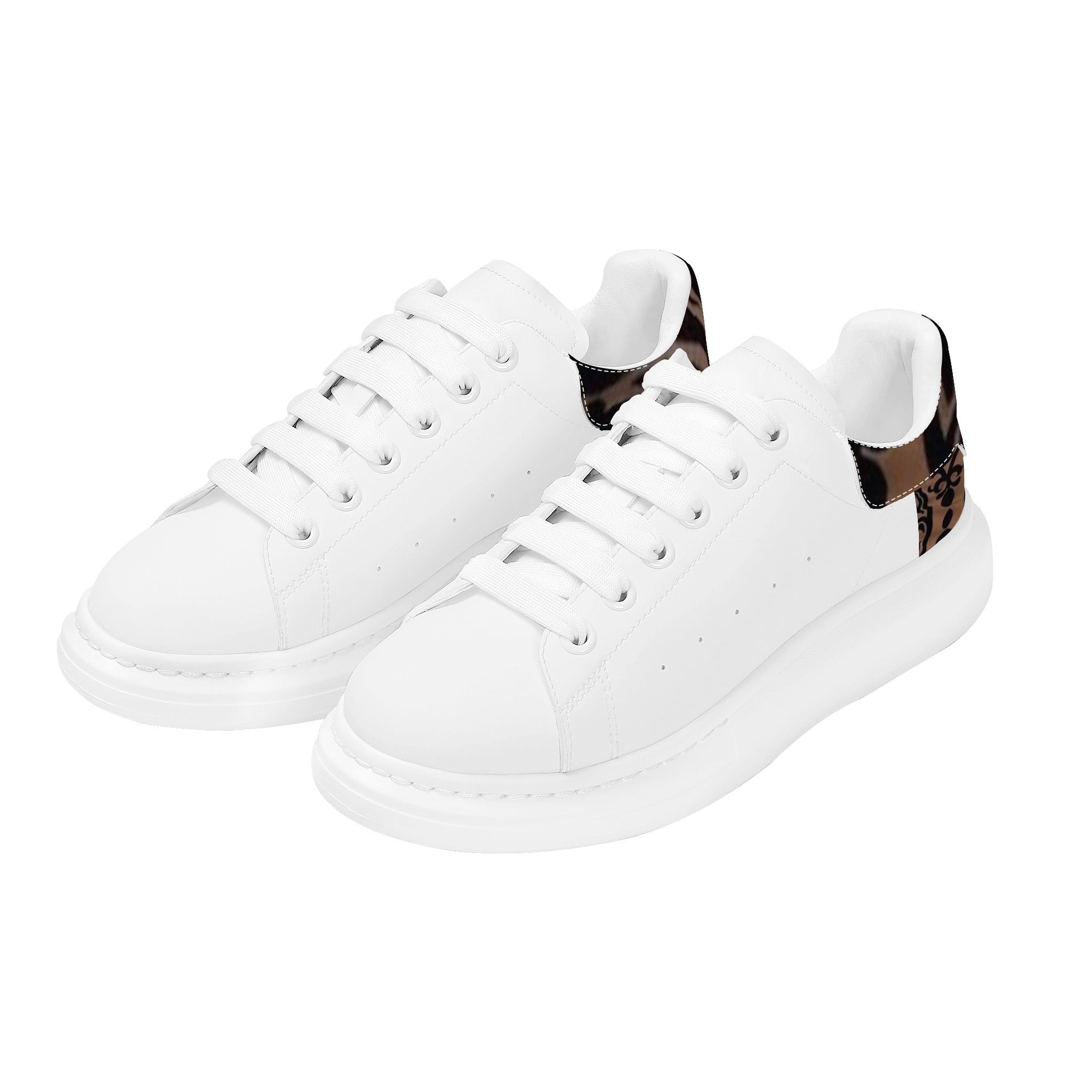 FZ Mens White Tongue Chunky Shoes - FZwear