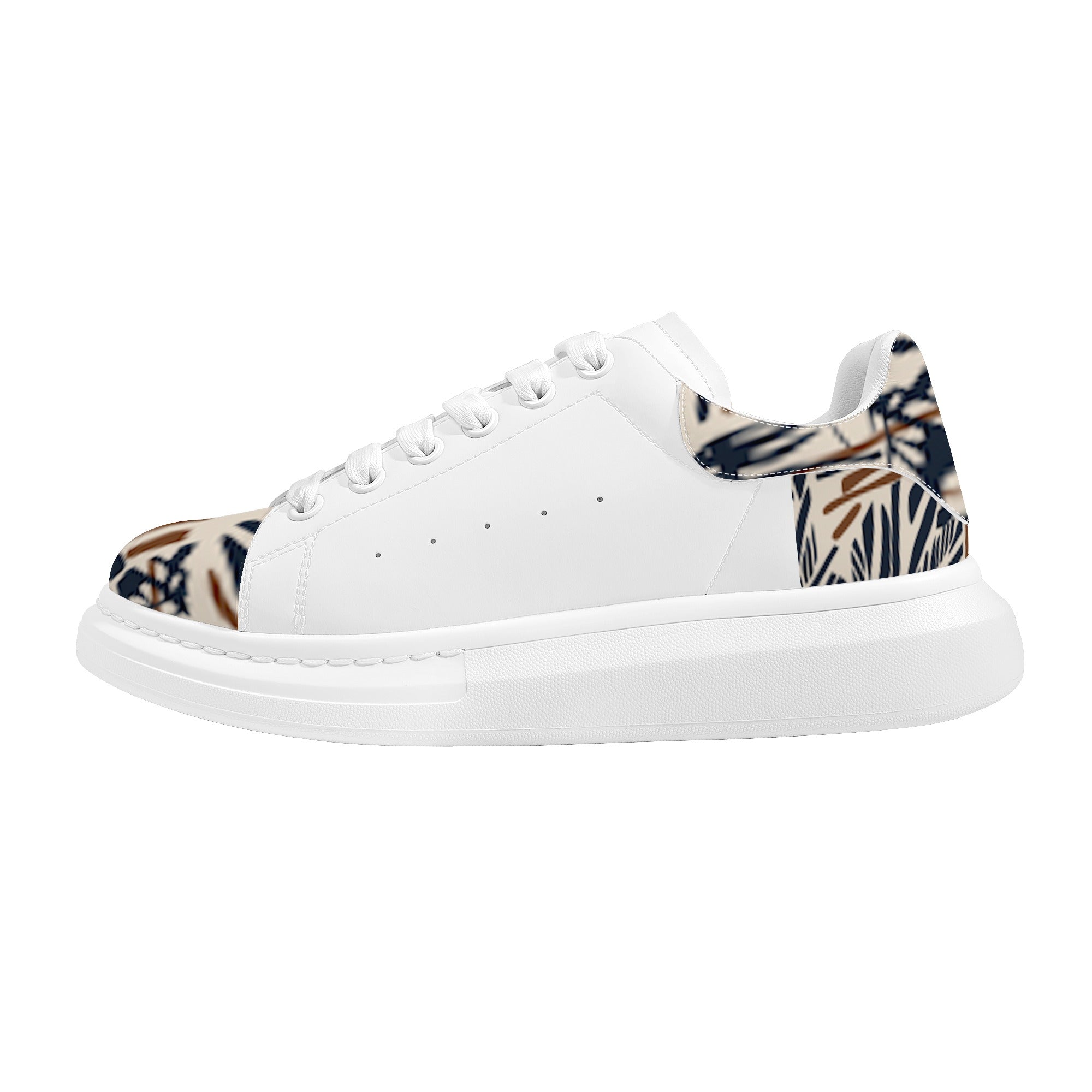 FZ Mens White Tongue Chunky Shoes - FZwear