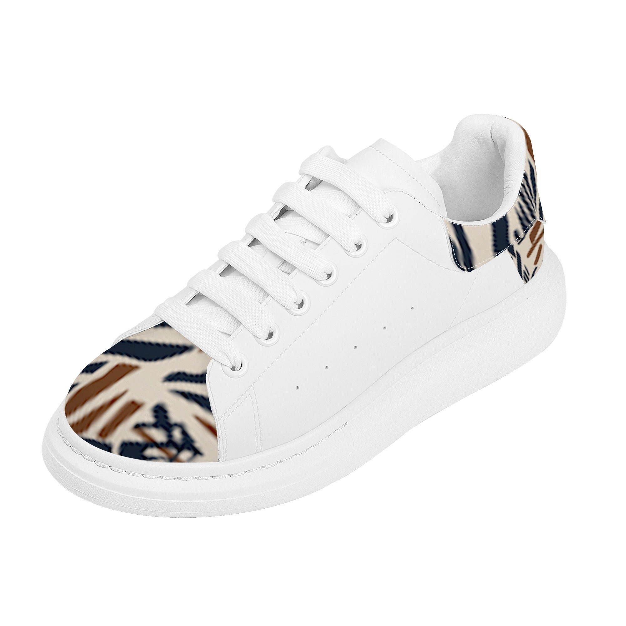 FZ Mens White Tongue Chunky Shoes - FZwear