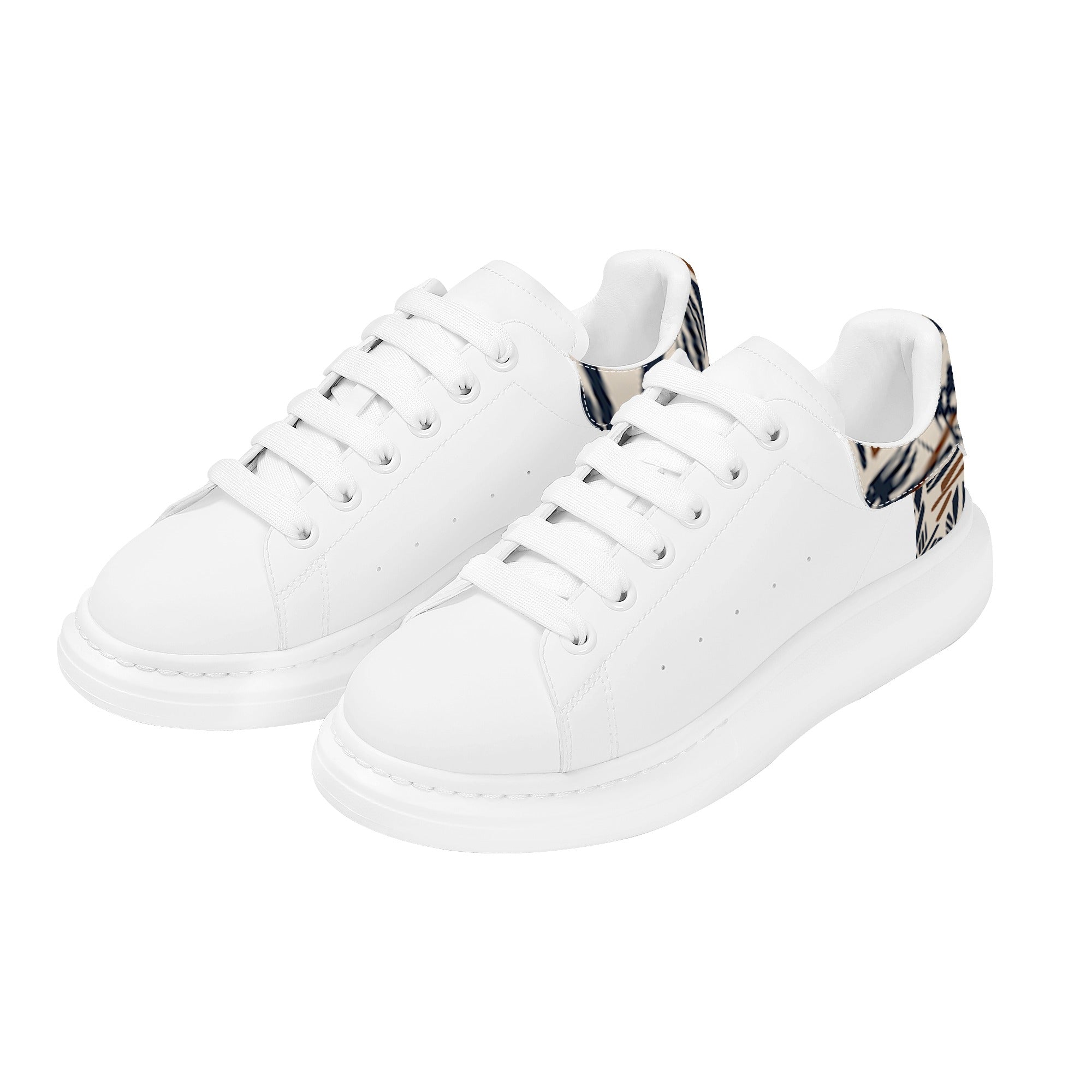 FZ Mens White Tongue Chunky Shoes - FZwear