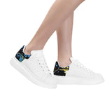 FZ Women's White Tongue Low Top Chunky Shoes - FZwear