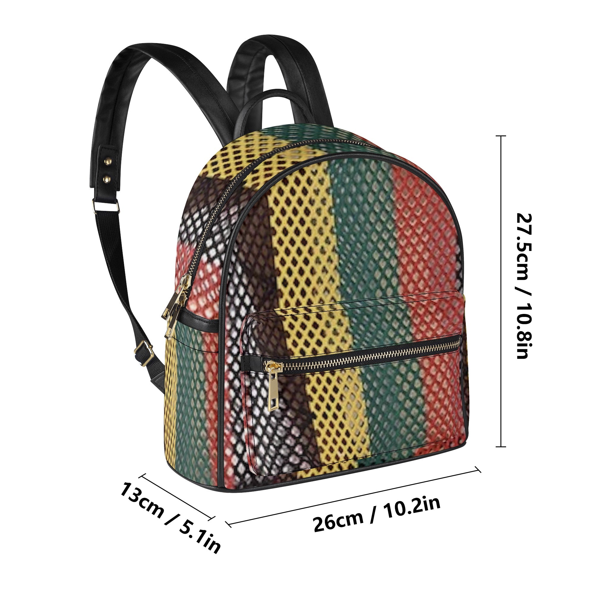FZ Women's Casual PU Rasta Backpack - FZwear