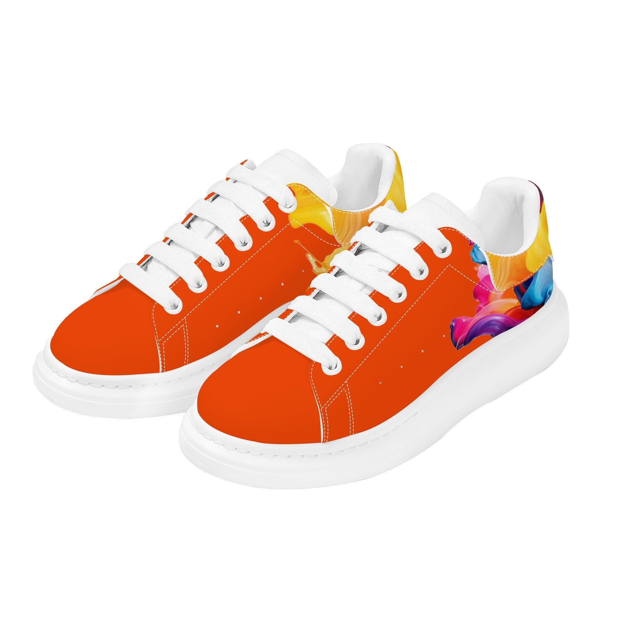 FZ Men's White Tongue Chunky Shoes - FZwear