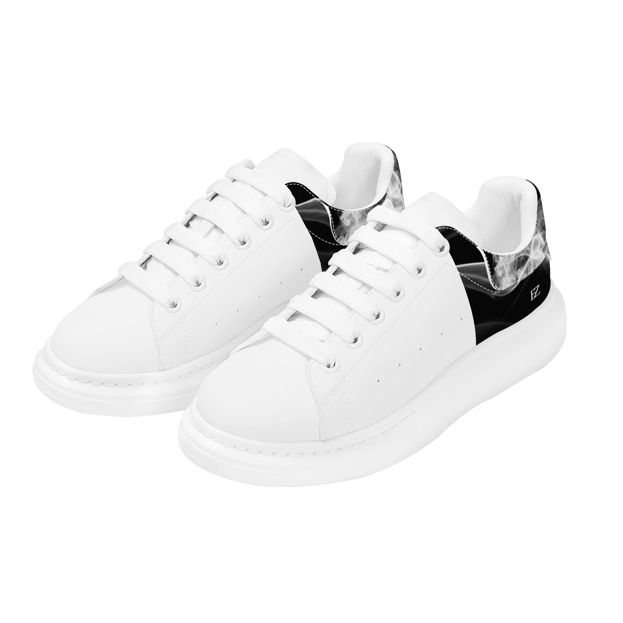 Mens White Low Top Chunky Shoes - FZwear
