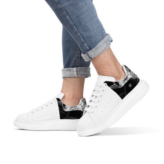 Mens White Low Top Chunky Shoes