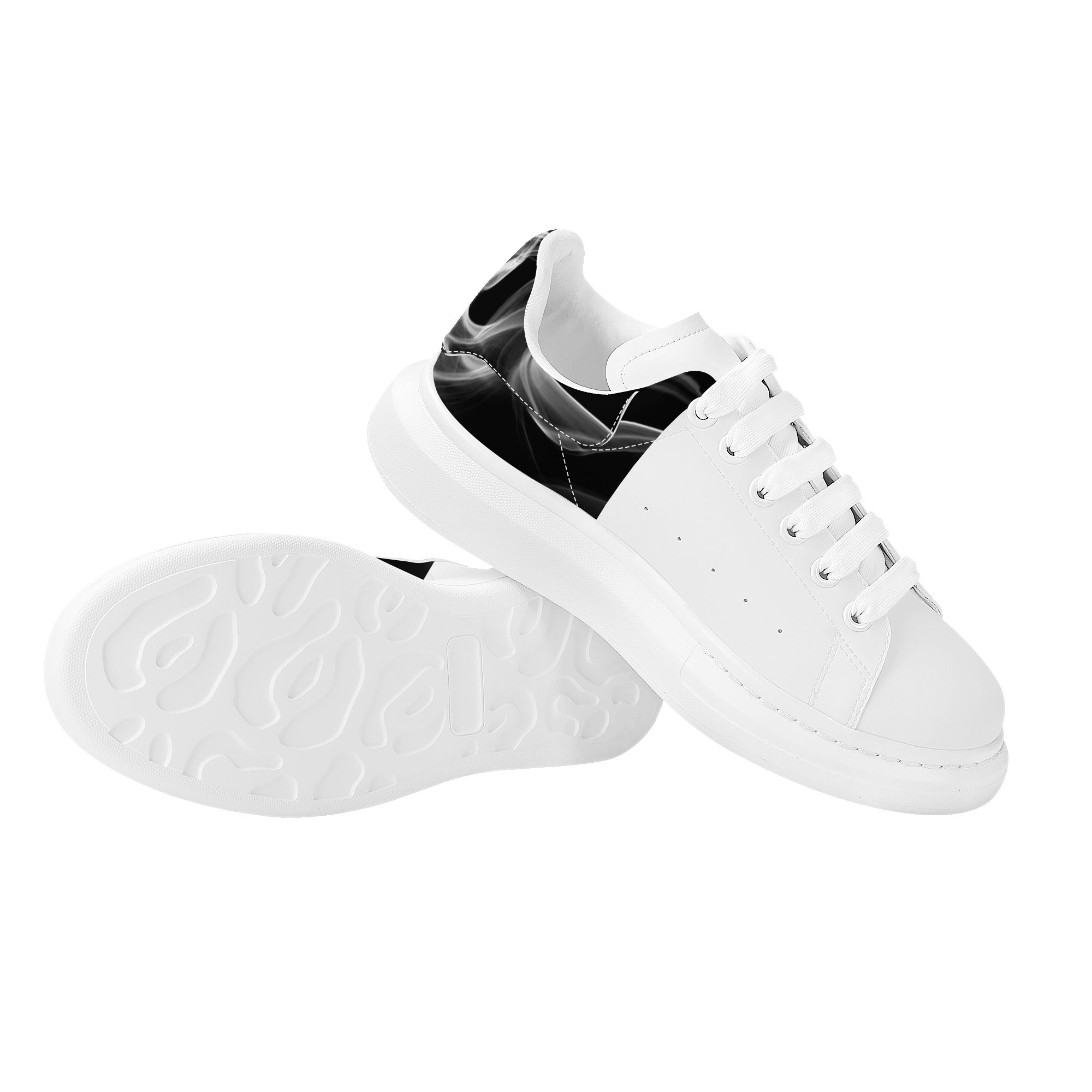 Mens White Low Top Chunky Shoes - FZwear