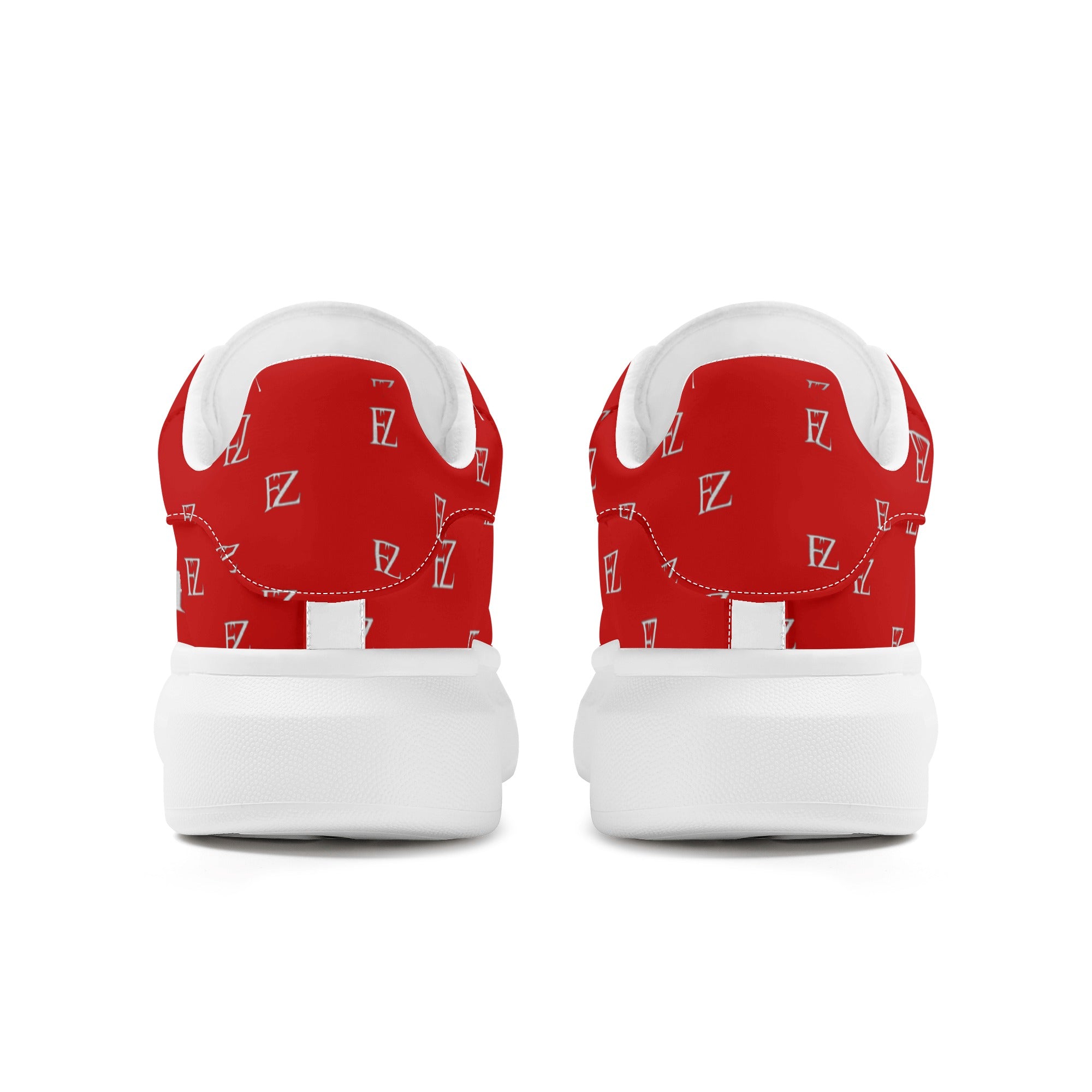 FZ Mens White Tongue Chunky Shoes - FZwear