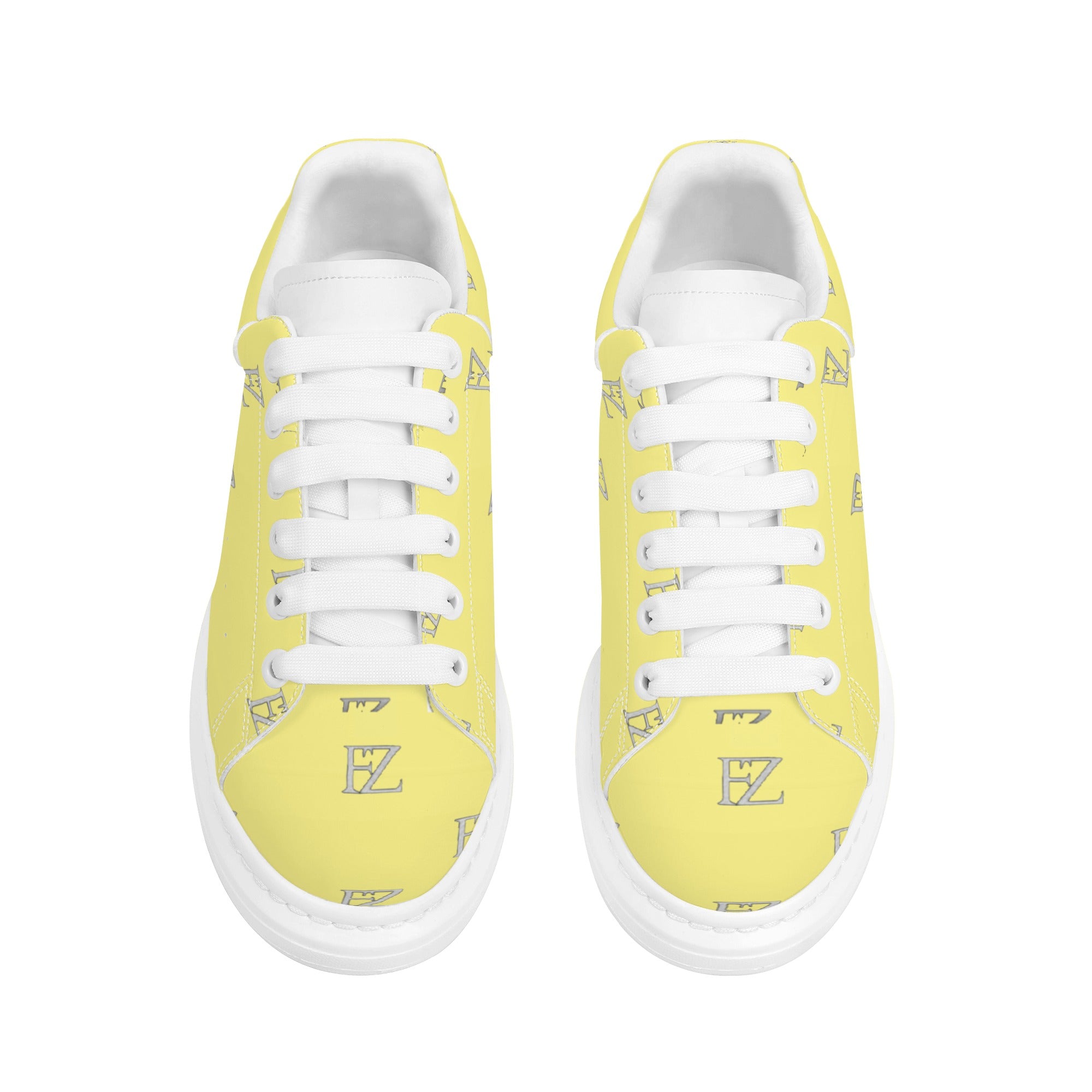 FZ Mens White Tongue Chunky Shoes - FZwear