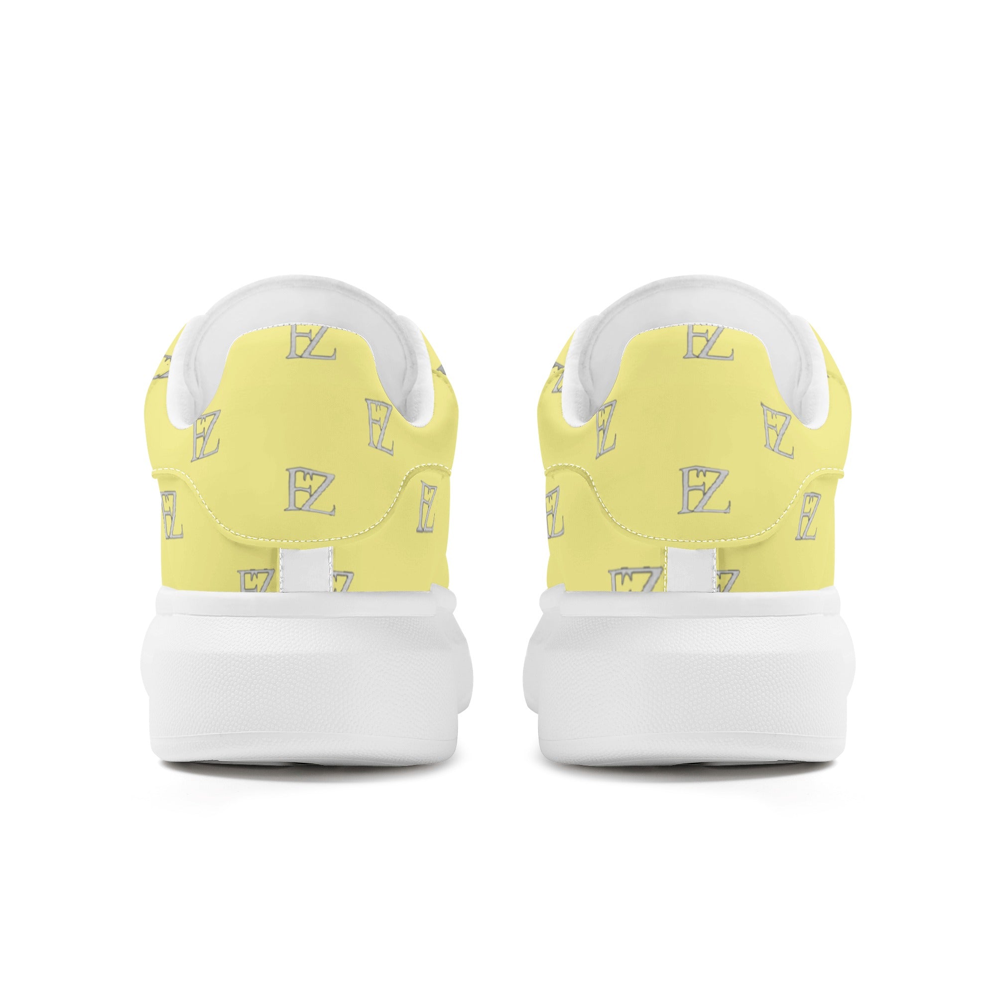 FZ Mens White Tongue Chunky Shoes - FZwear