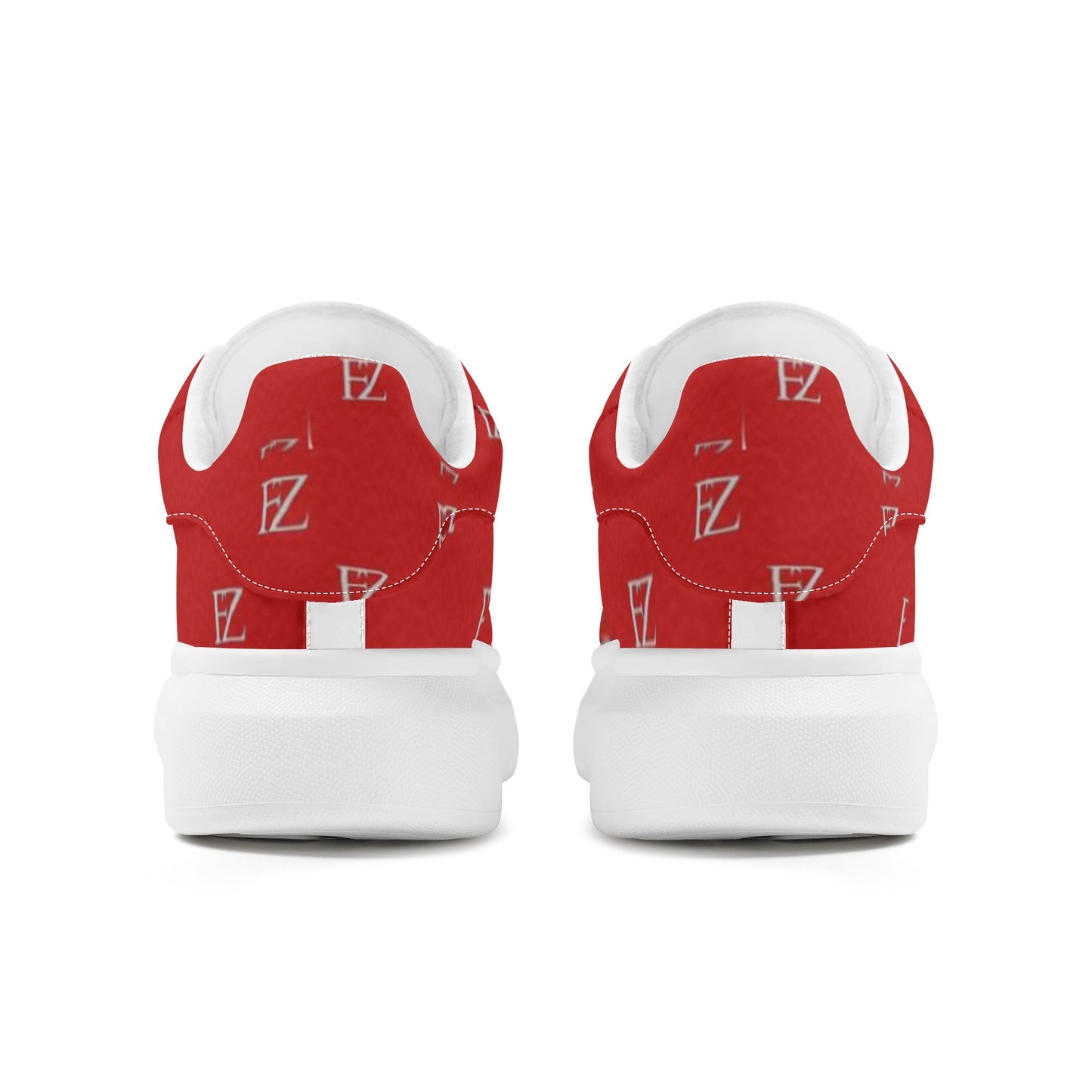 FZ Mens White Tongue Chunky Shoes