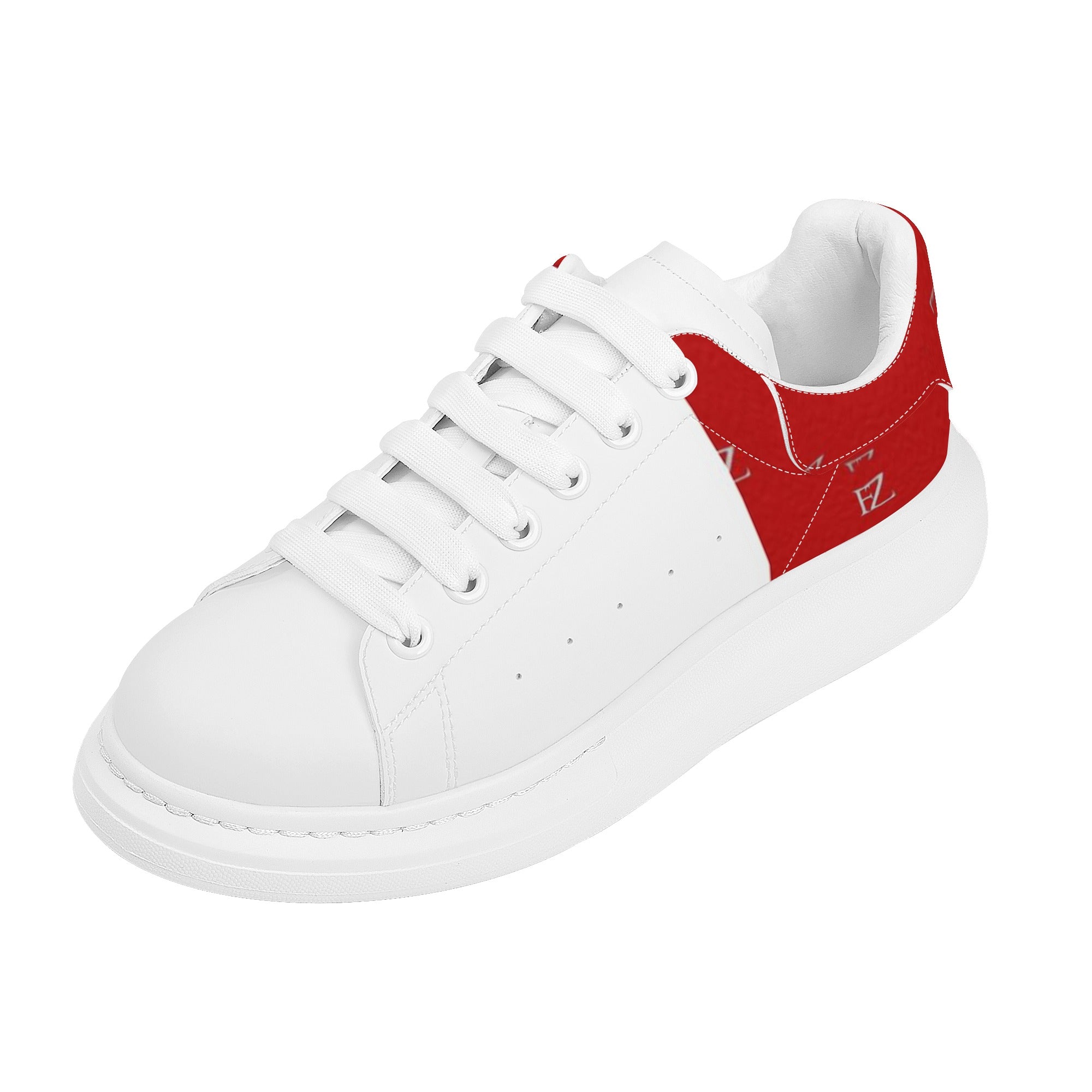 FZ Mens White Tongue Chunky Shoes - FZwear