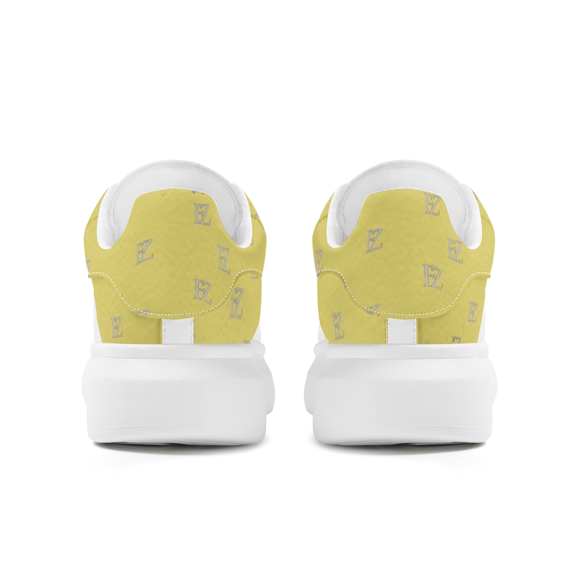 FZ Mens White Tongue Chunky Shoes - FZwear