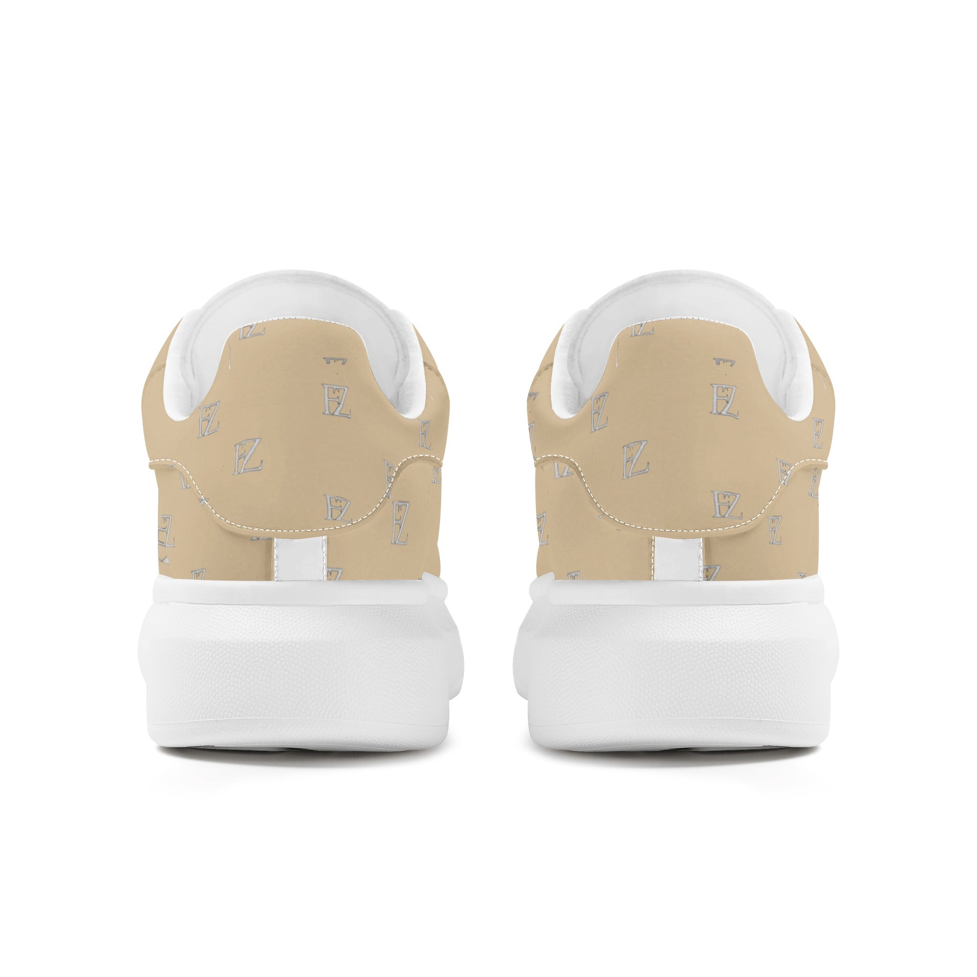 FZ Men's White Tongue Chunky Shoes - FZwear