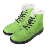 FZ Mens Faux Fur Leather Boots - FZwear