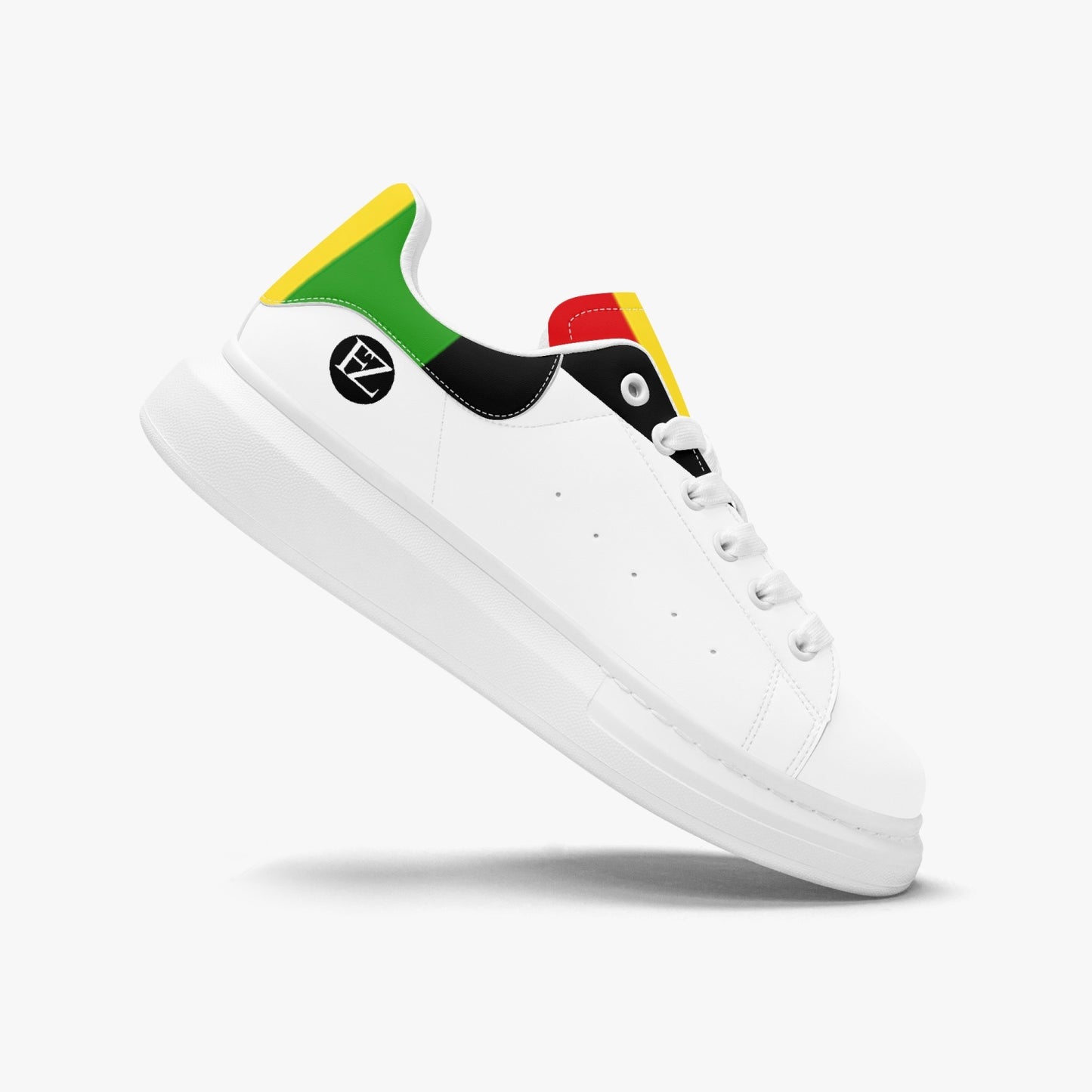 FZ Unisex Rasta Leather Oversized Sneakers