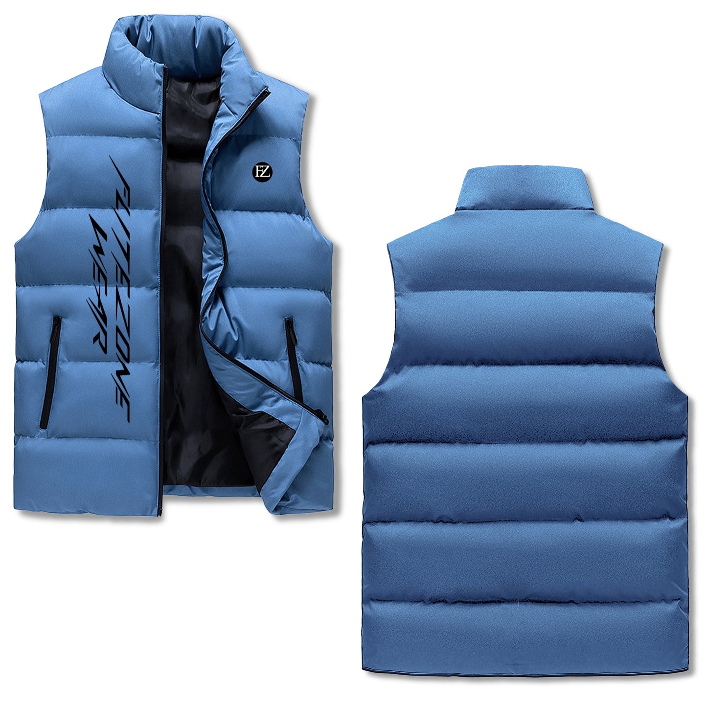 FZ Men's Warm Stand Collar Zip Up Puffer Jacket