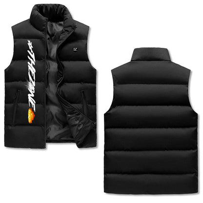 FZ Mens Warm Stand Collar Zip Up Puffer Jacket - FZwear
