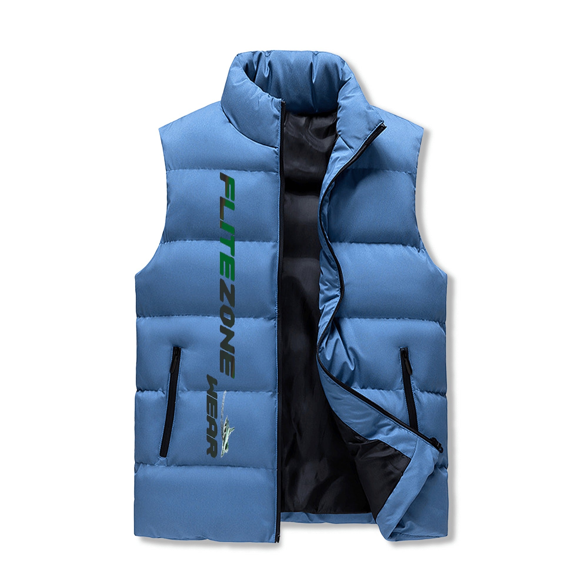 FZ Mens Warm Stand Collar Zip Up Puffer Jacket - FZwear