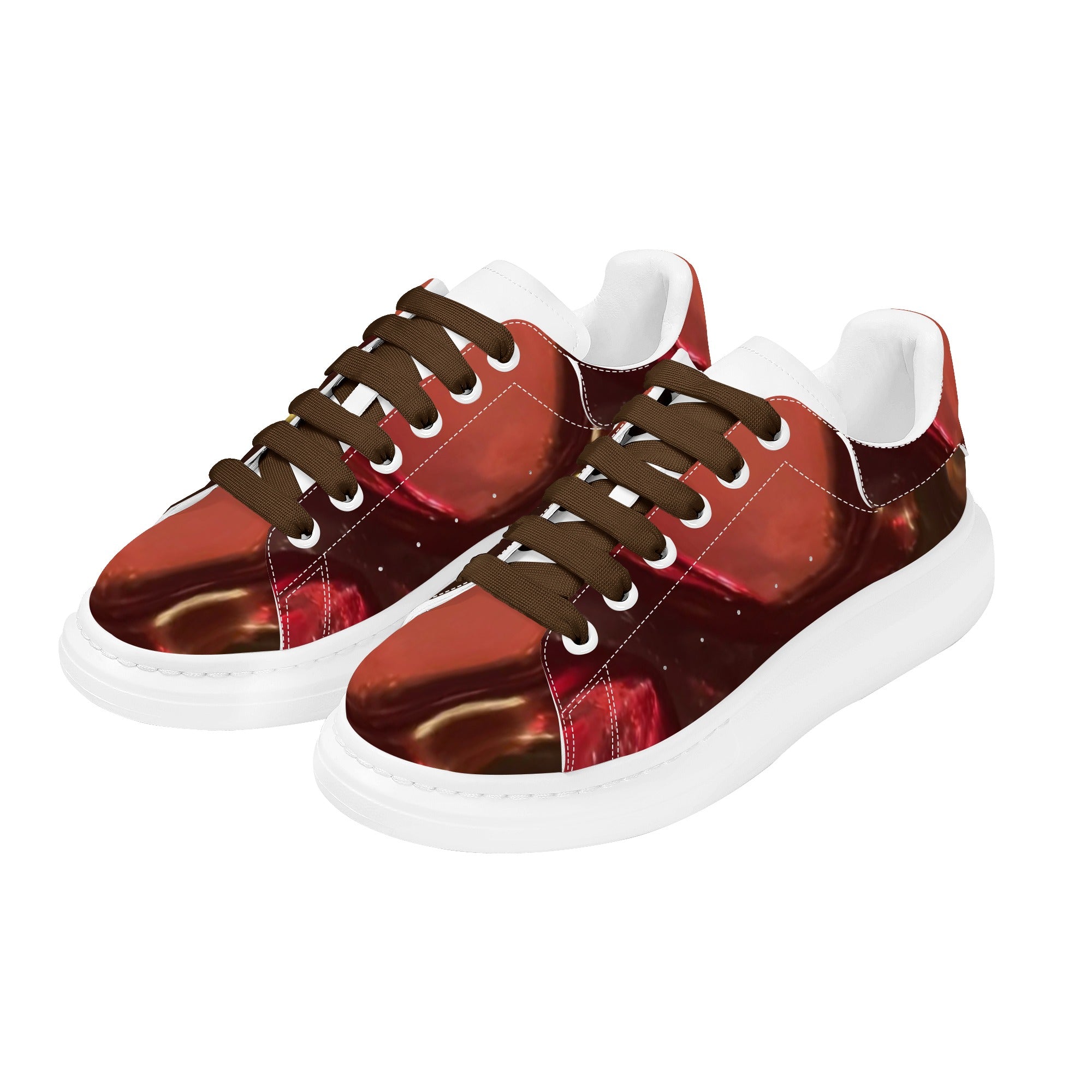 FZ Men's White Tongue Chunky Shoes - FZwear