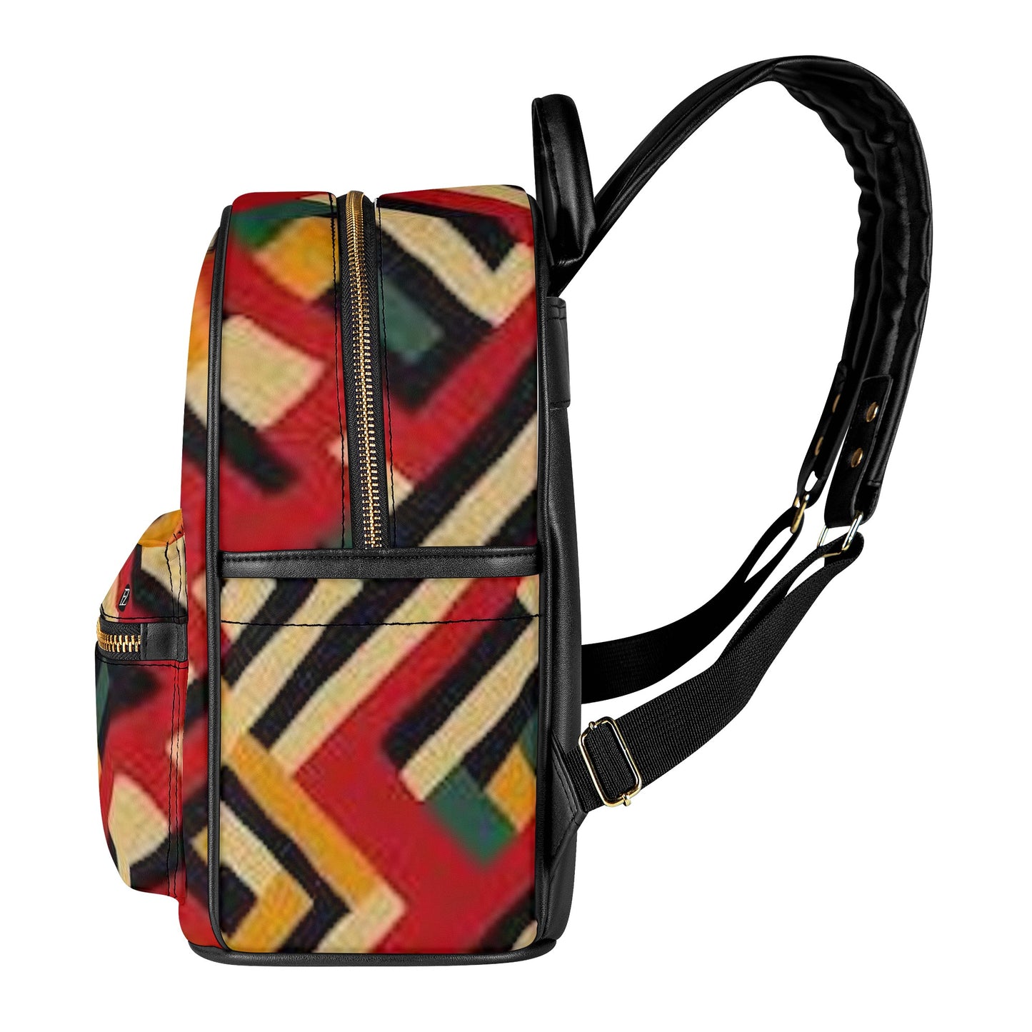 FZ Women's African Print Casual PU Backpack - FZwear