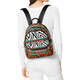 FZ Women's African Print Casual PU Backpack - FZwear