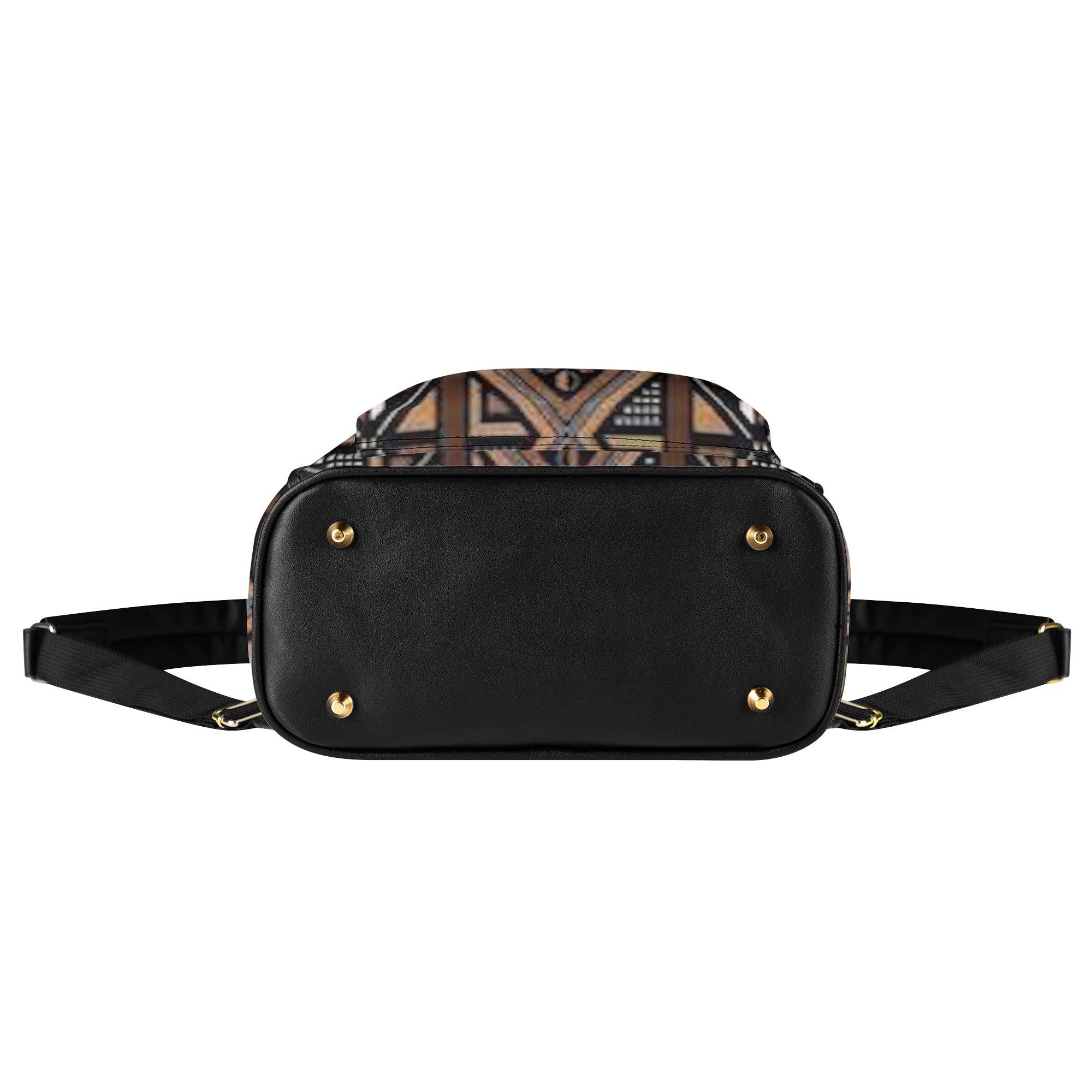 FZ Women's African Print Casual PU Backpack - FZwear