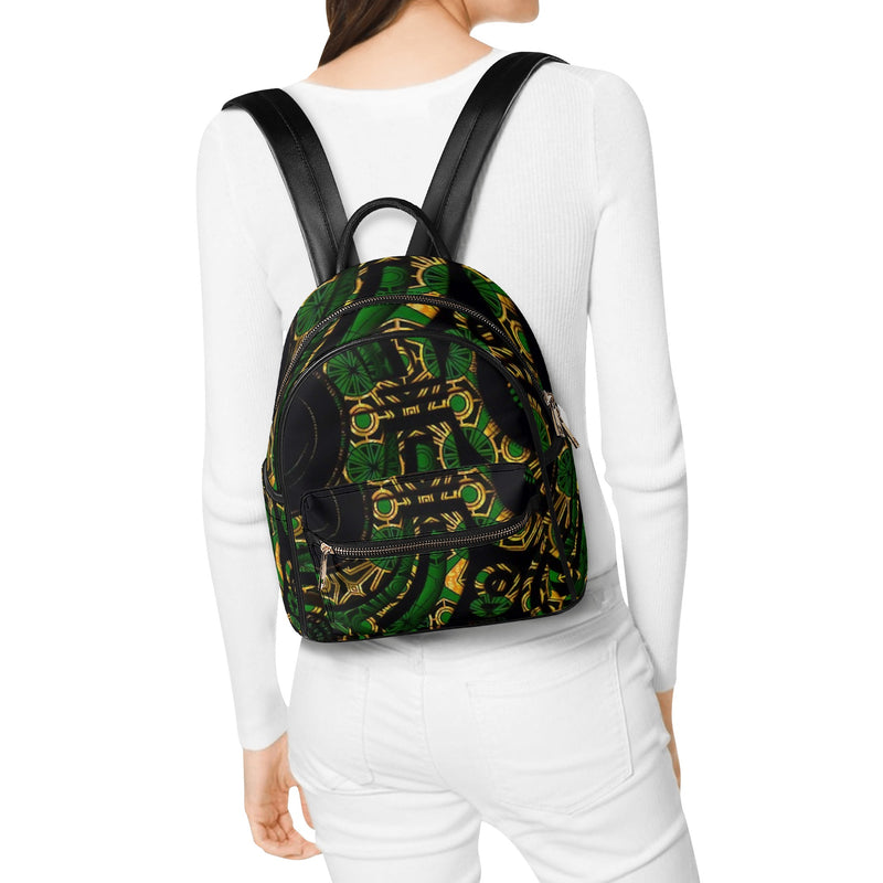 FZ African Print Casual PU Backpack - FZwear