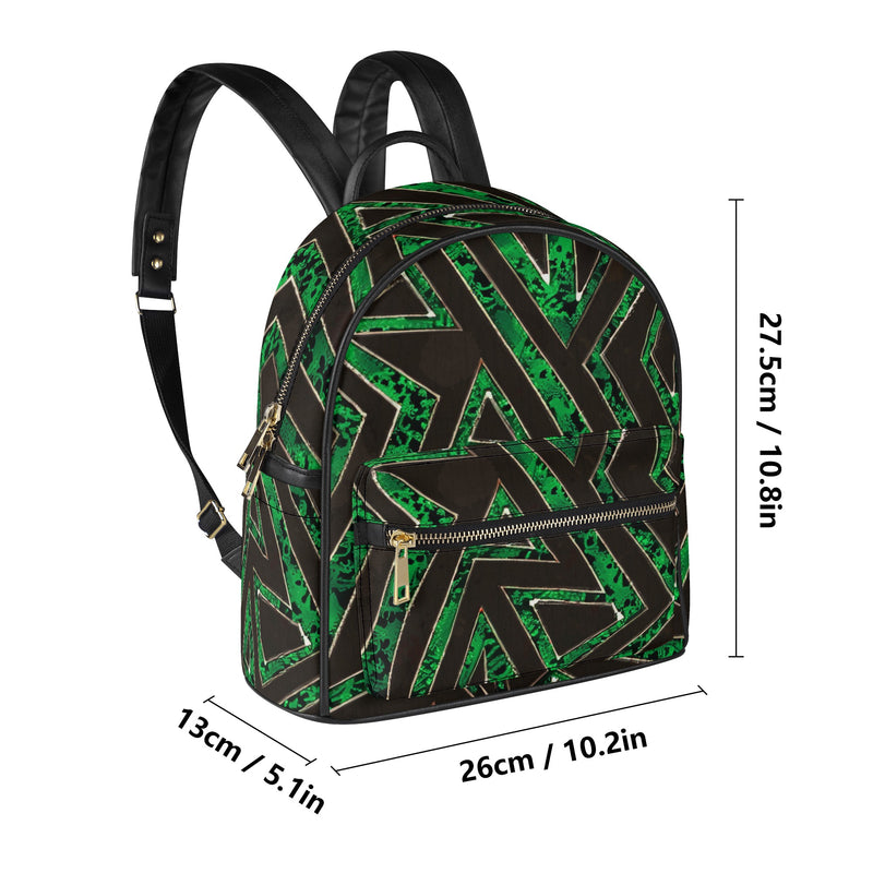 FZ African Print Casual PU Backpack - FZwear