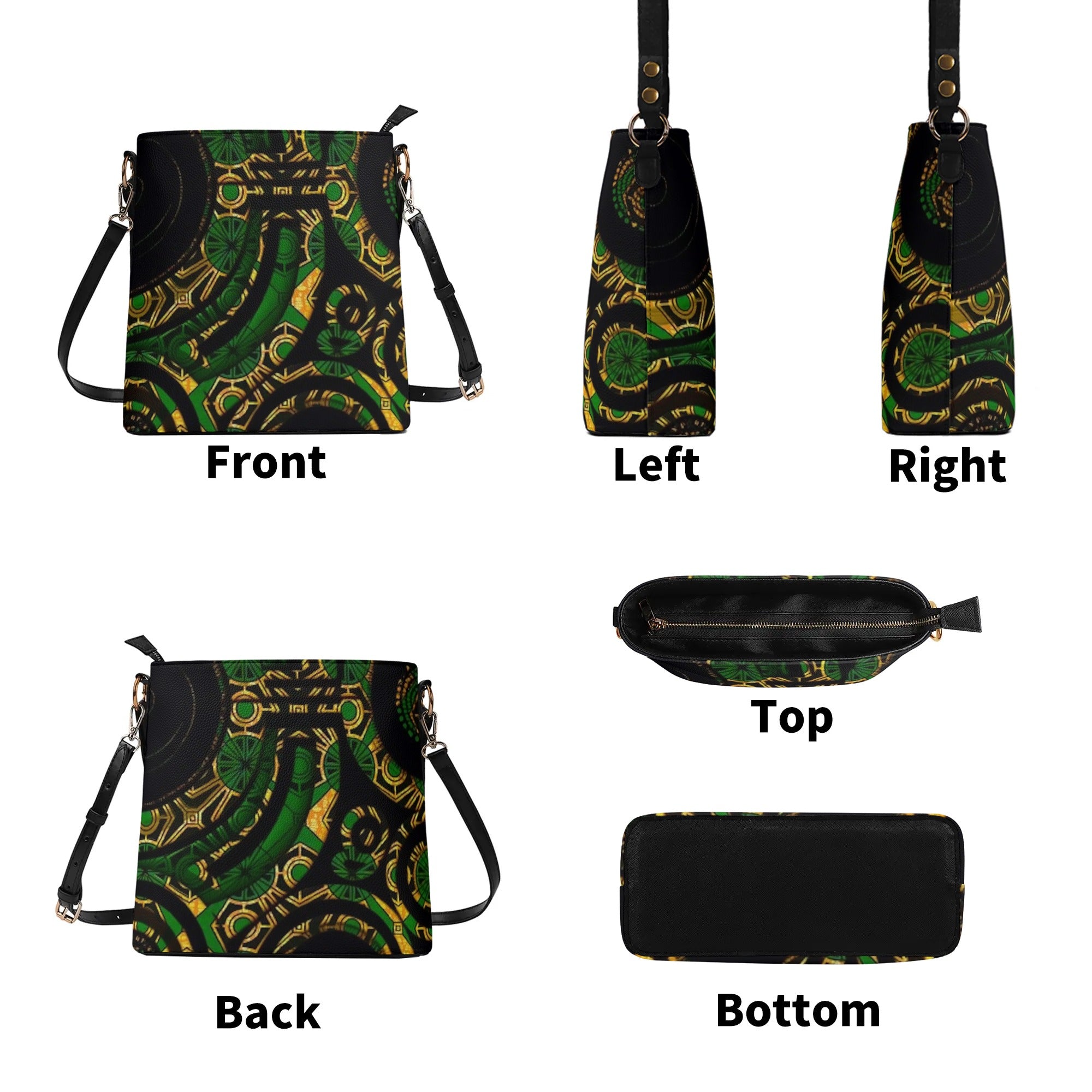 FZ Women's PU Bucket Bag Shoulder Bag - FZwear