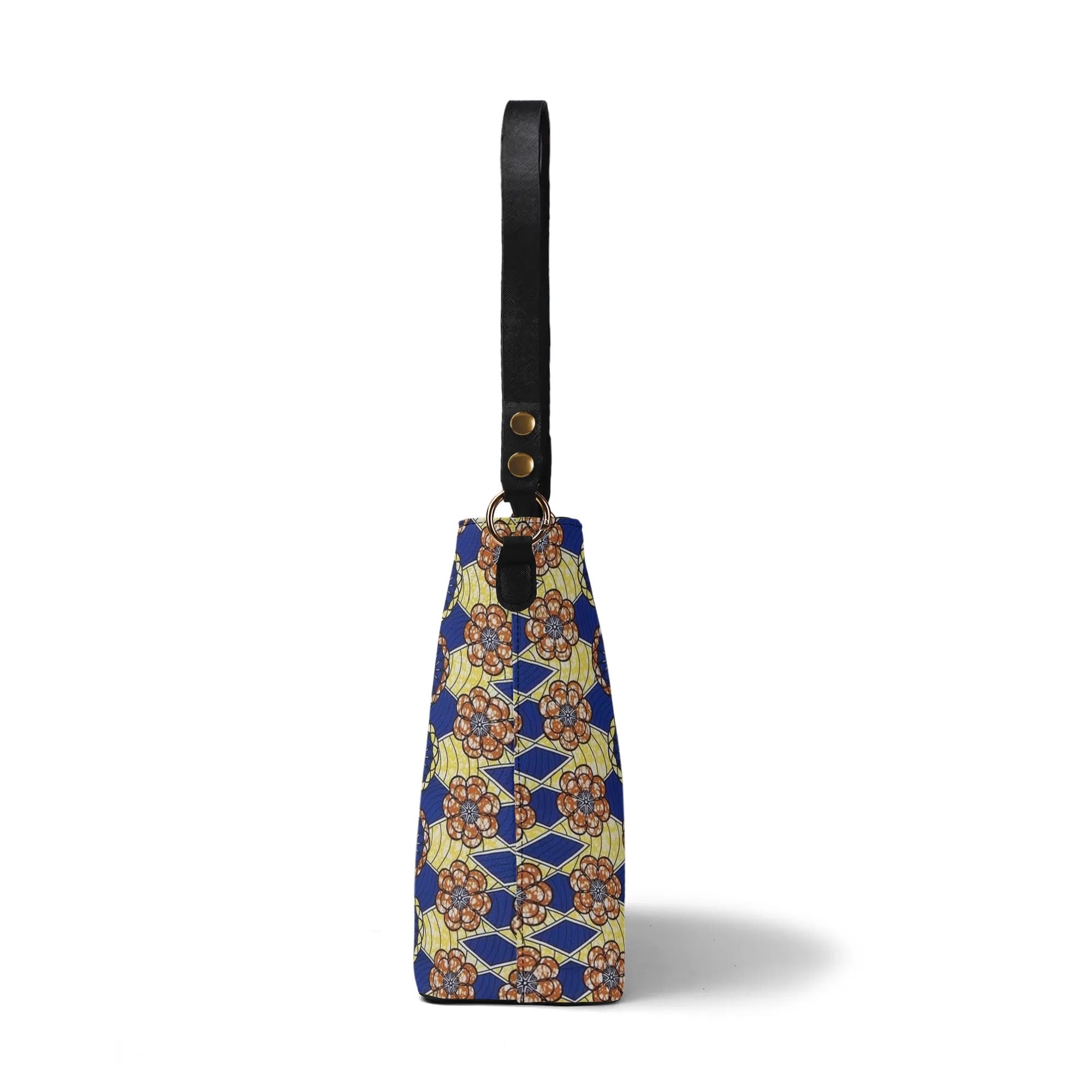 FZ Women's African Print PU Bucket Bag popcustoms