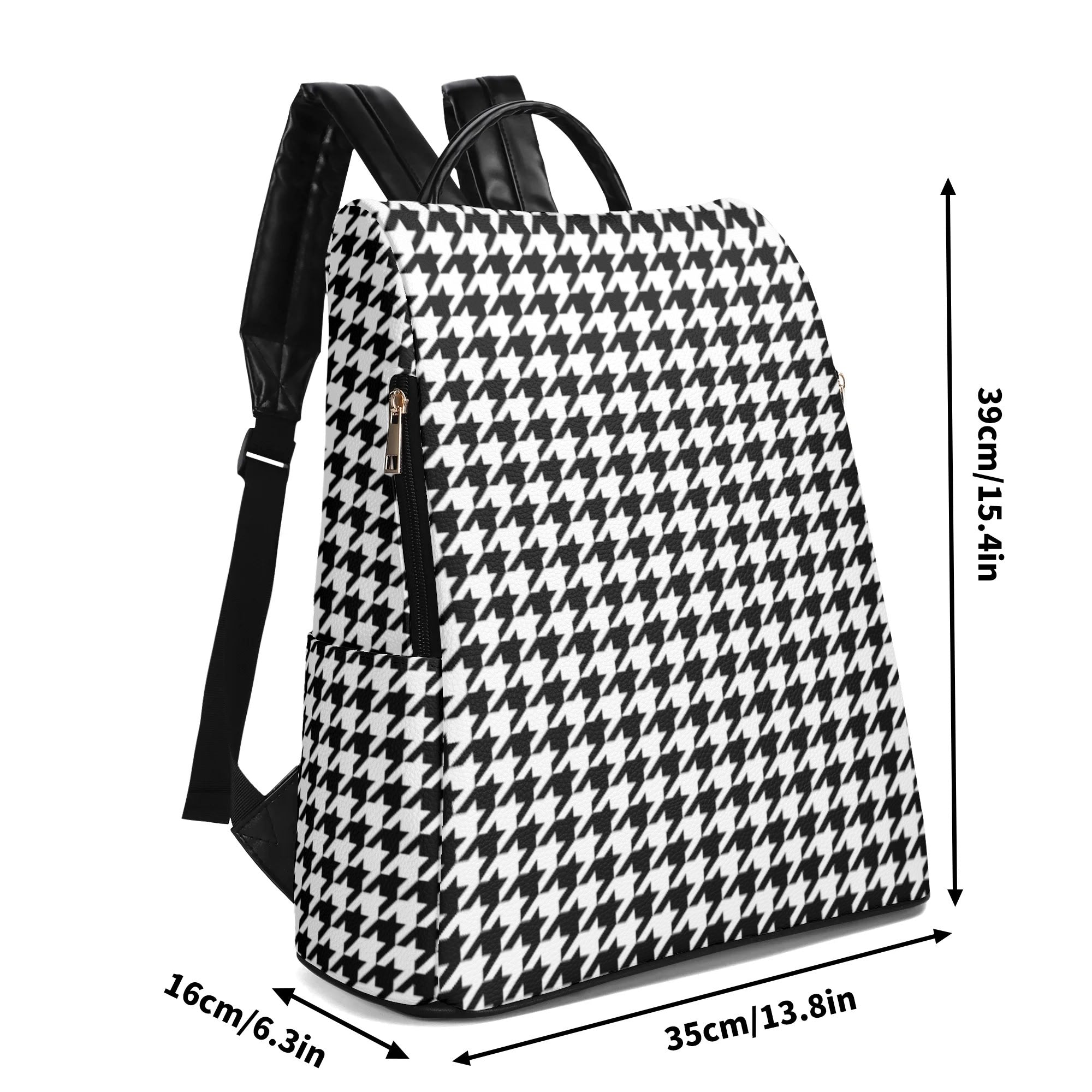 FZ PU Daypack Anti-theft Backpack