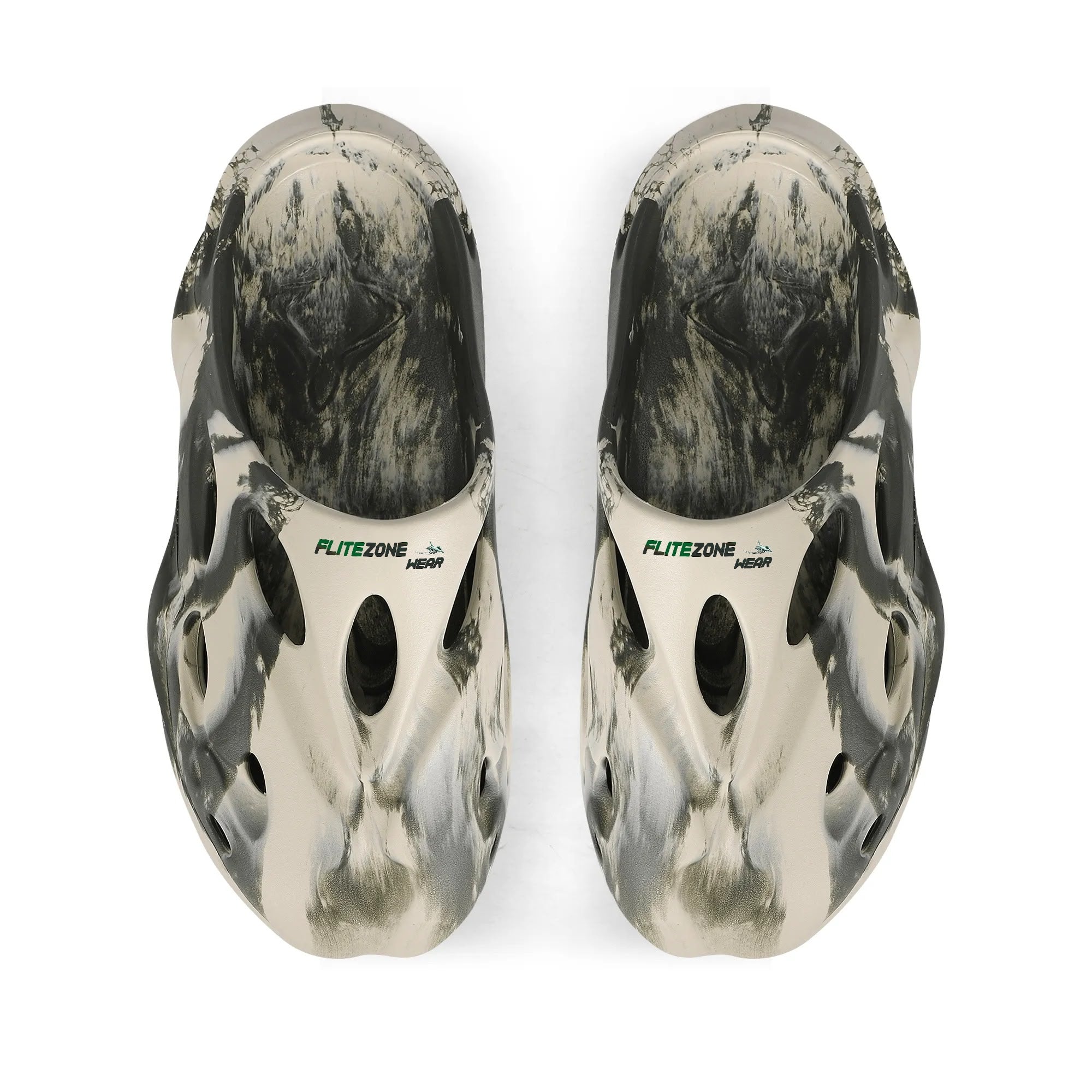 FZ Unisex Leisure EVA Two-tone Hollow Out Clogs Sandals