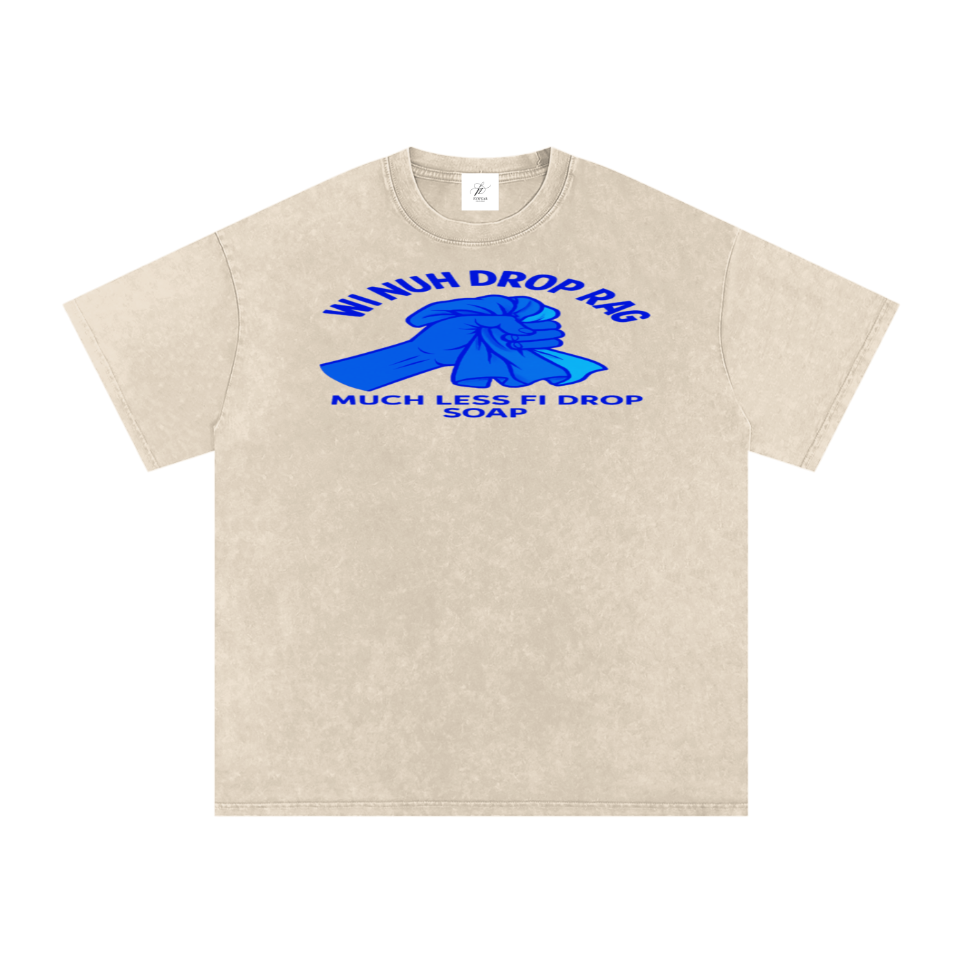 FZ Unisex Acid Wash Rag Oversize Tee