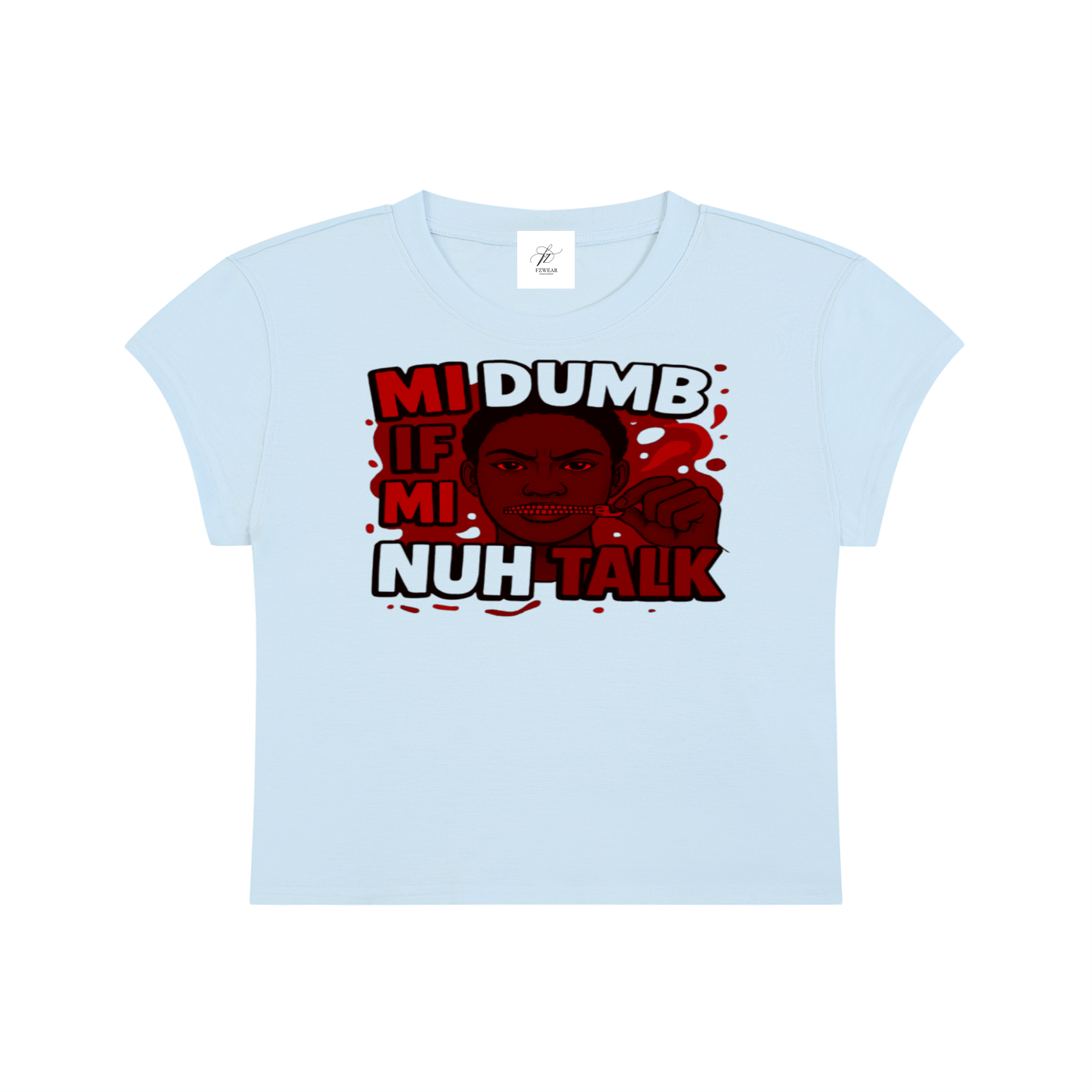 FZ Women's Slim-Fit Cropped Tee