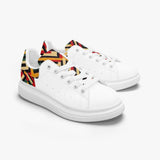 FZ Unisex African Print Leather Oversized Sneakers - FZwear