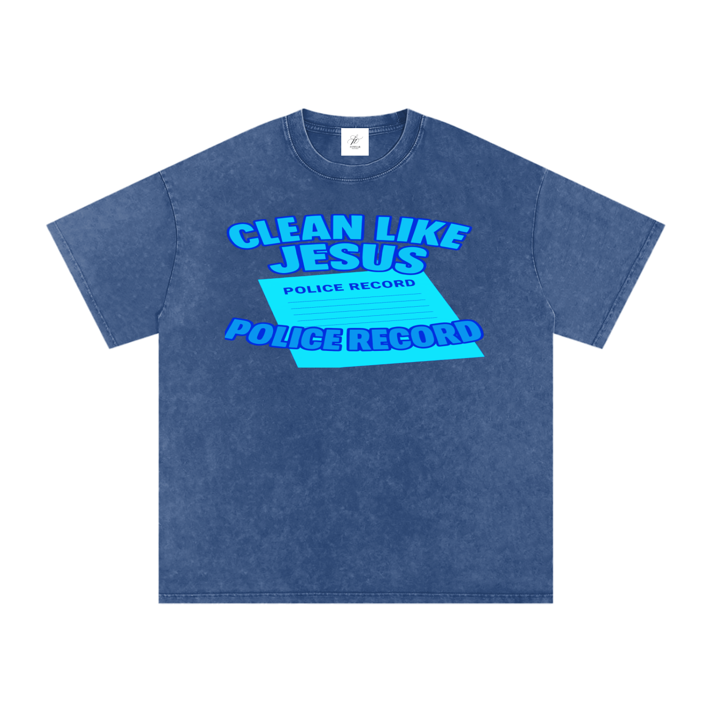 FZ Unisex Acid Wash Oversize Tee