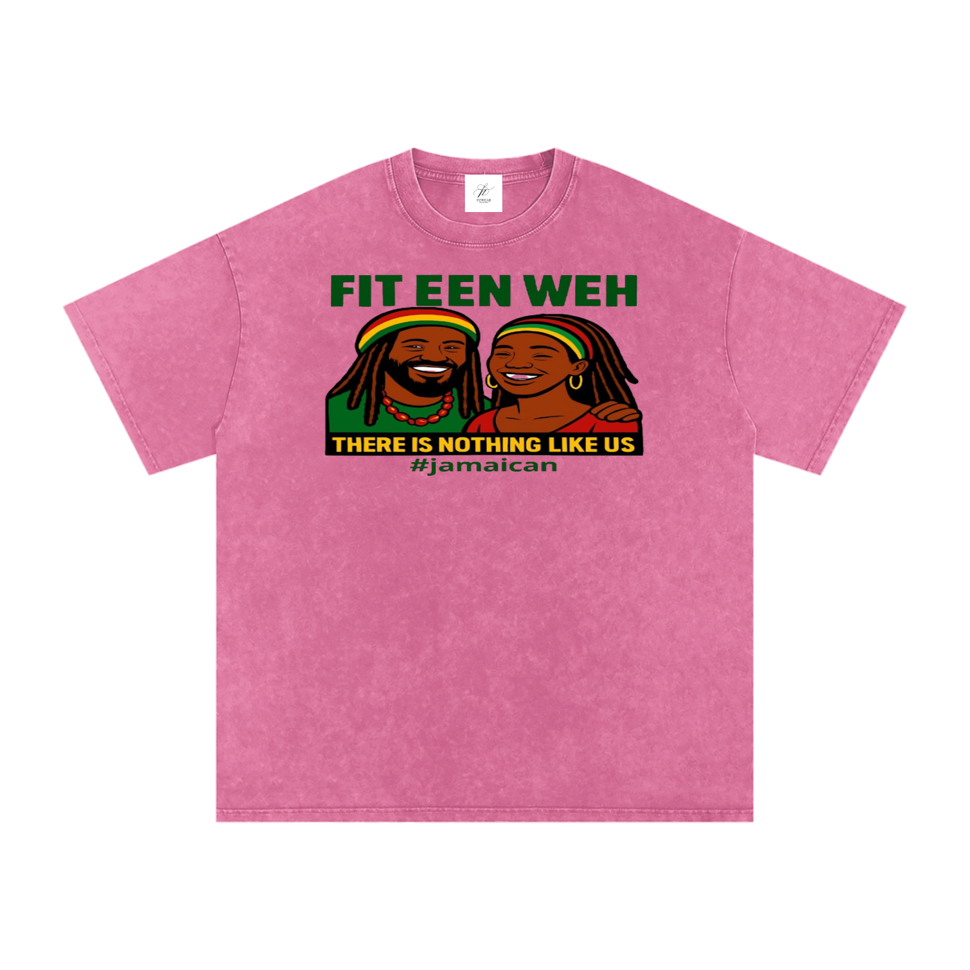 FZ Unisex Snow Washed Oversized Cotton Tee