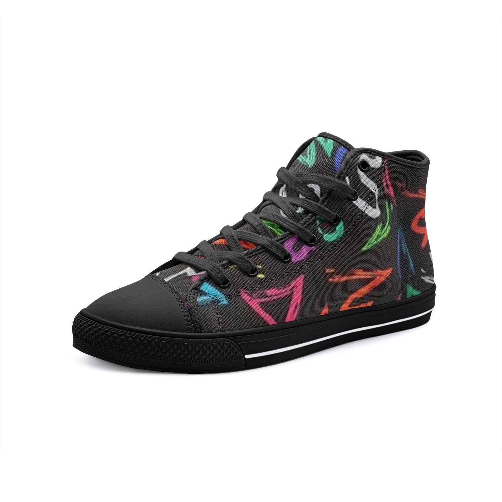 FZ African Print Unisex High Top Canvas Shoes - FZwear