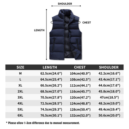 FZ Men's Warm Stand Collar Zip Up Puffer Jacket