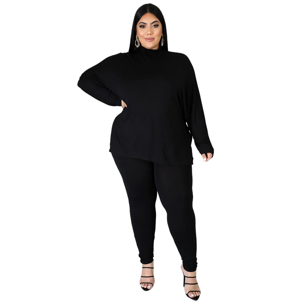 FZ Women's Plus Size Split Long-Sleeved Pants Suit - FZwear