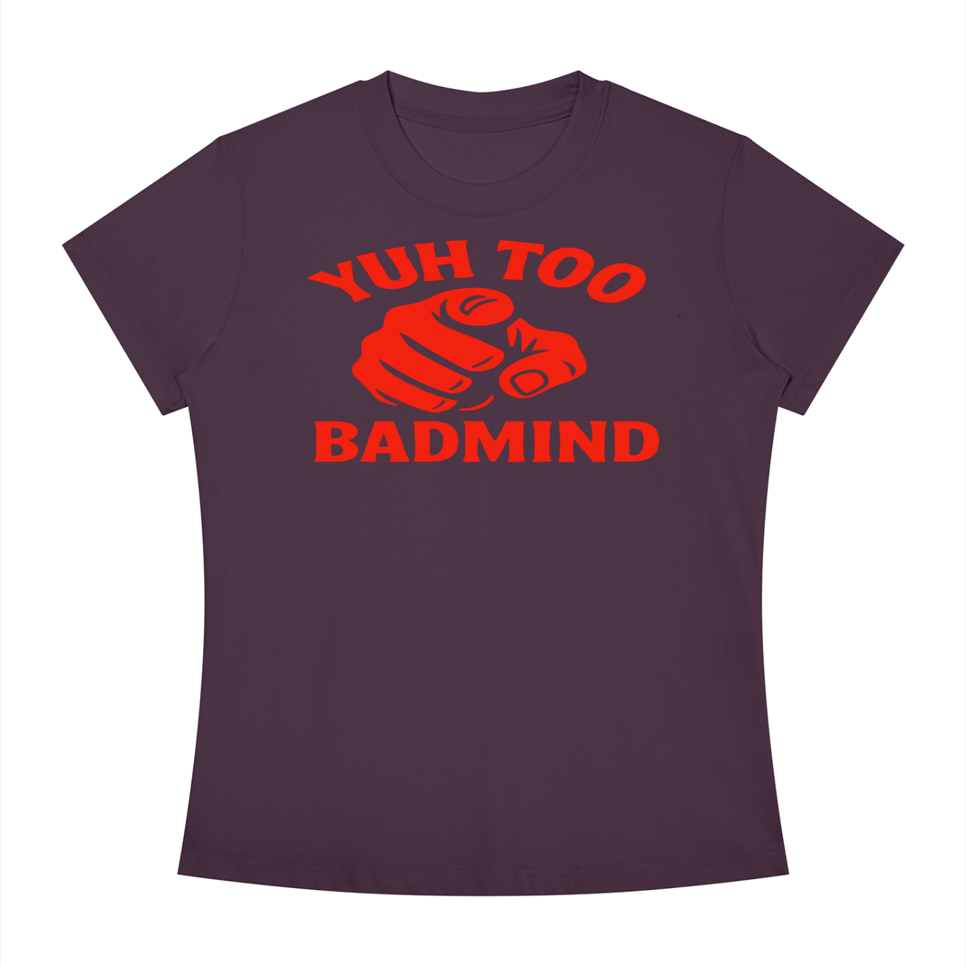 FZ Women's Slim Fit Badmind Crewneck Tee
