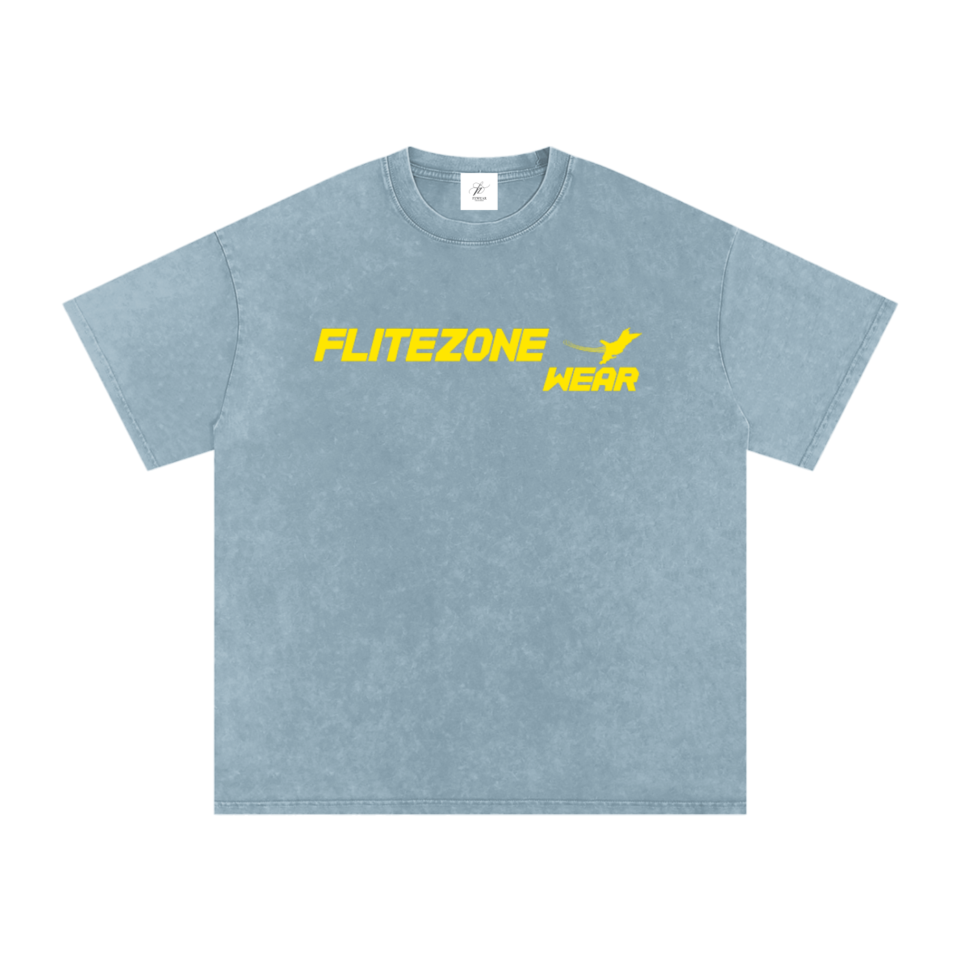 FZ Unisex Snow Washed Oversized Cotton Tee