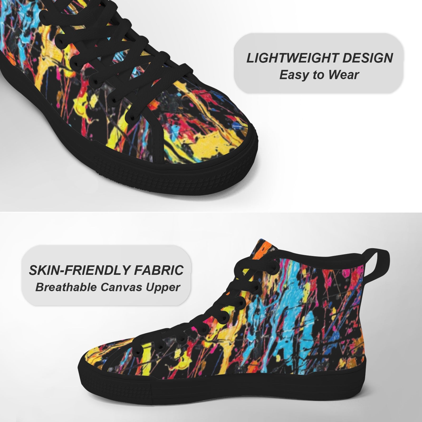 FZ Women's New Vancouver High Top Canvas Shoes