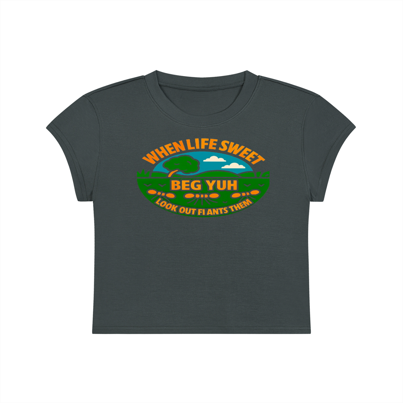 FZ Women's Slim-Fit Cropped Tee