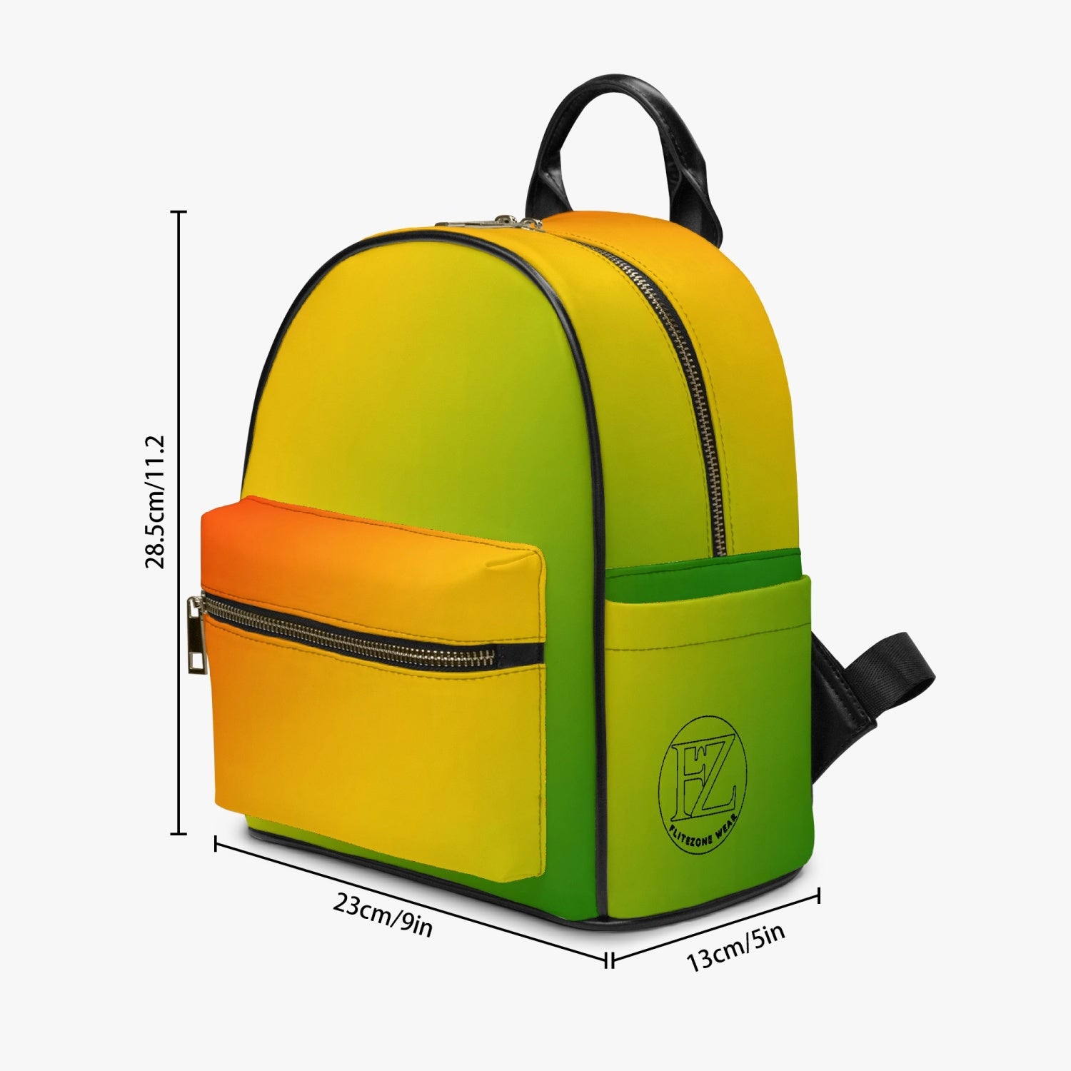 FZ Rasta Yaad Printed PU Backpack - FZwear