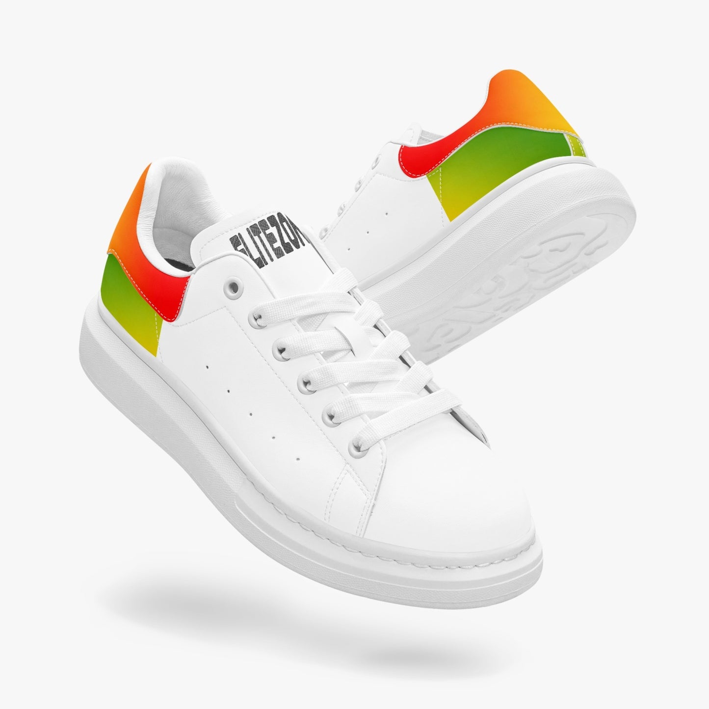 FZ Unisex Rasta Leather Oversized Sneakers